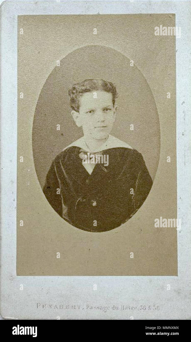 Carte D Affaires De Claude Debussy Enfant Vers 1875 Compositeur Francais Ne Le 22 Aout 1862 A Saint Germain En Laye Et Mort Le 25 Mars 1918 A Paris Musee Municipal De Saint Germain En Laye Don D Adele Debussy