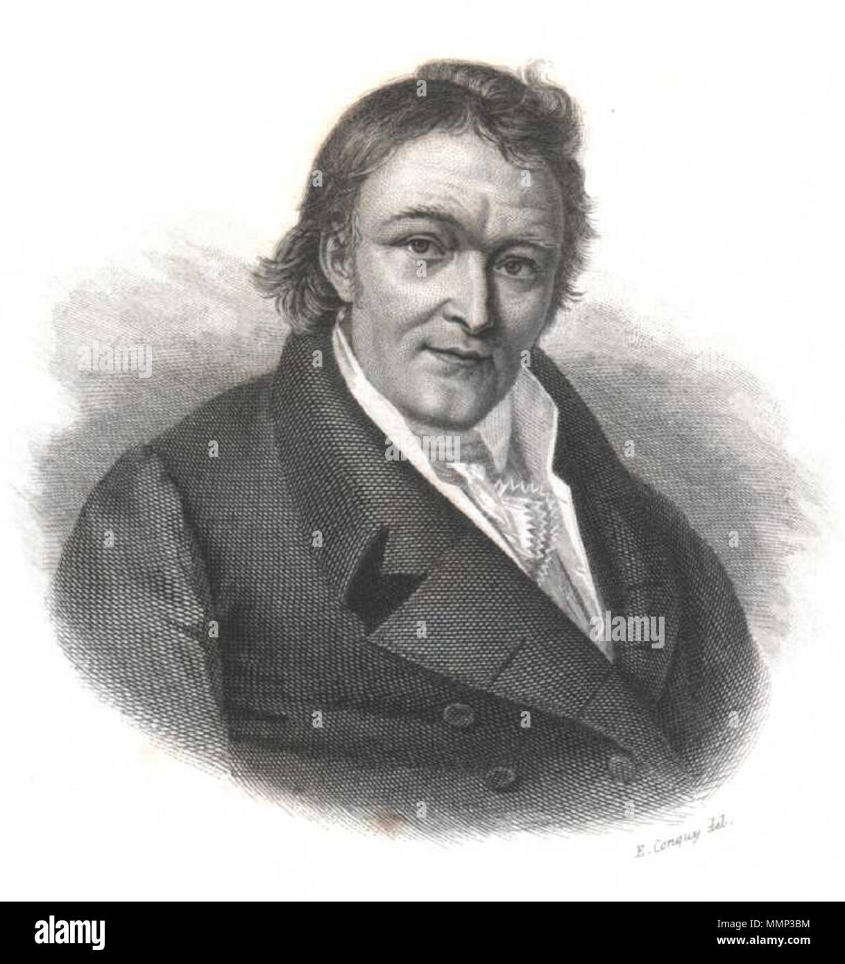 Alois Senefelder (1771-1834), inventeur de la lithographie. 39 Alois Senefelder Banque D'Images