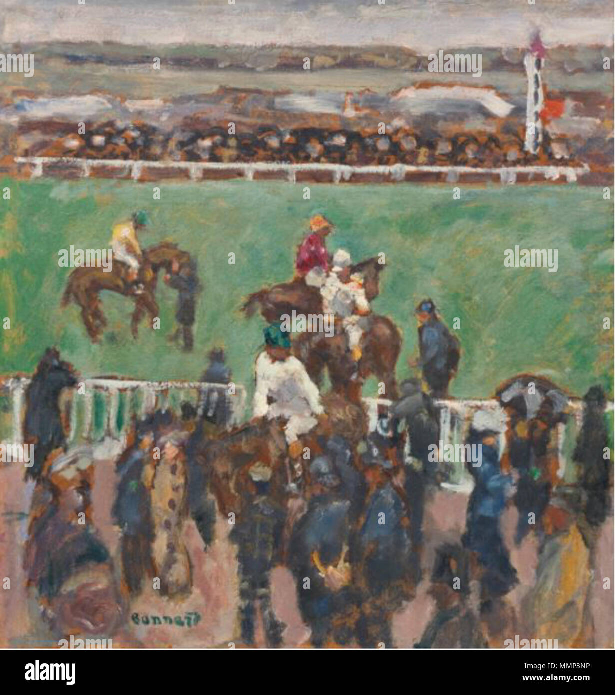 English : AUX COURS (LONGCHAMP) . 1894. Cours AUX 65 - LONGCHAMP Banque D'Images