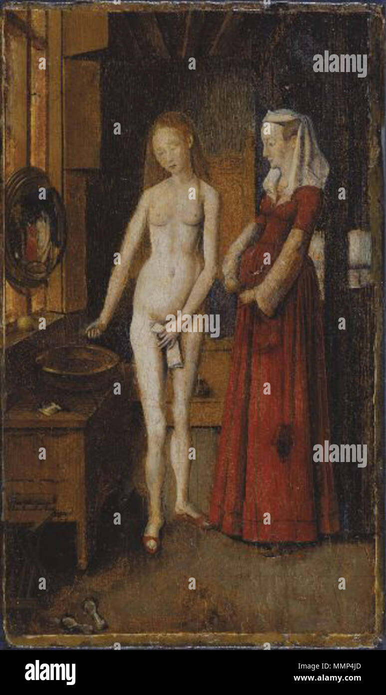 . Copie possible après un original perdu femme à sa toilette. vers 1500. Copie présumée, Russisch Après Jan van Eyck (vers 1390-1441) Noms alternatifs Jean Van Eyck, Johannes van Eyck Description peintre flamand, dessinateur et illuminateur manuscrit date de naissance/décès vers 1390 avant le 9 juin 1441 Lieu de naissance/décès Maaseik Bruges lieu de travail à La Haye (1422), Bruges (1425), Lille (1425-1428), Bruges (1431-1441) le contrôle d'autorité : Q102272 : VIAF ?54156267 ISNI : ?0000 0001 2101 4186 ULAN : ?500116209 RCAC : ?n50048855 NLA : ?35072913 WorldCat après van Eyck femme à sa Toil Banque D'Images