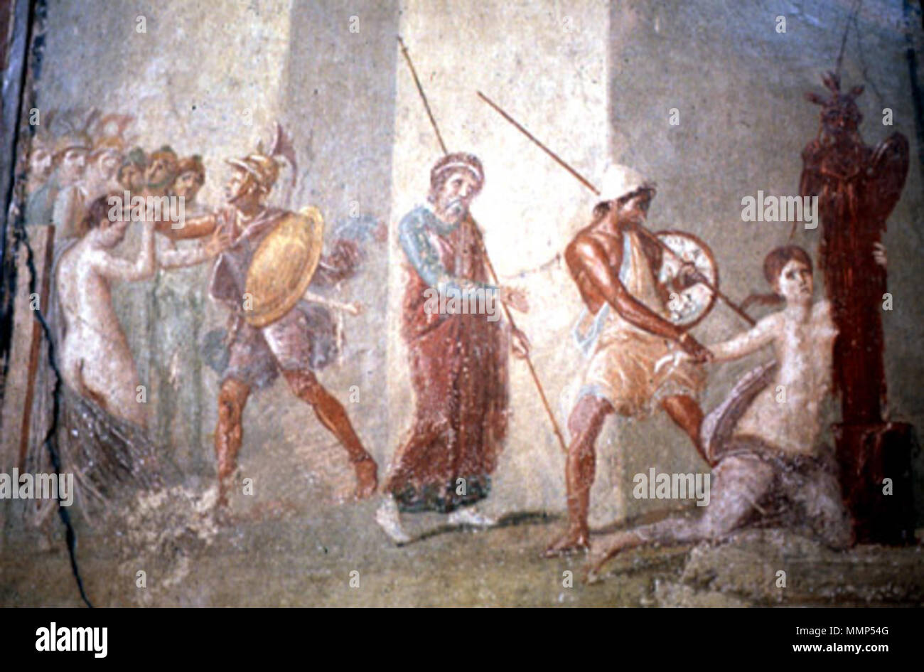 Ajax à Troy drags Cassandra du palladium devant les yeux de Priam. Palladium  de Cassandra traîne Ajax Photo Stock - Alamy