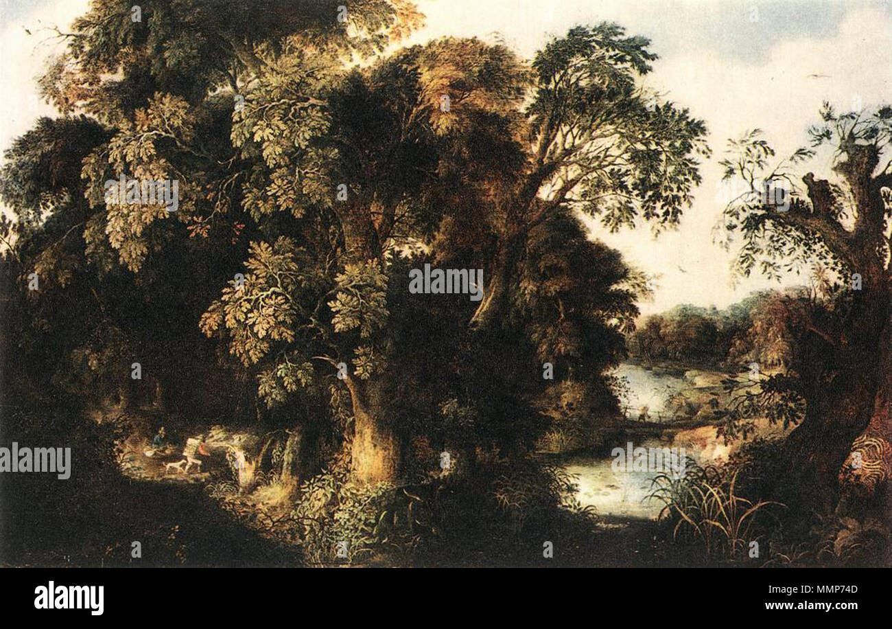 Scène forestière. première moitié du 17e siècle. Alexander Keirincx - Scène de la forêt - WGA12108 Banque D'Images