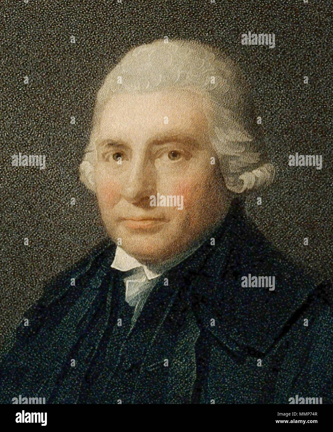 . Anglais : médecin écossais Alexander Monro (secundus). De l'Université d'Otago Library collection Monro. . 1800. Crépi de couleur gravure par James Heath (1757-1834), après Henry Raeburn (1756-1823) Alexander Munro secundus Banque D'Images