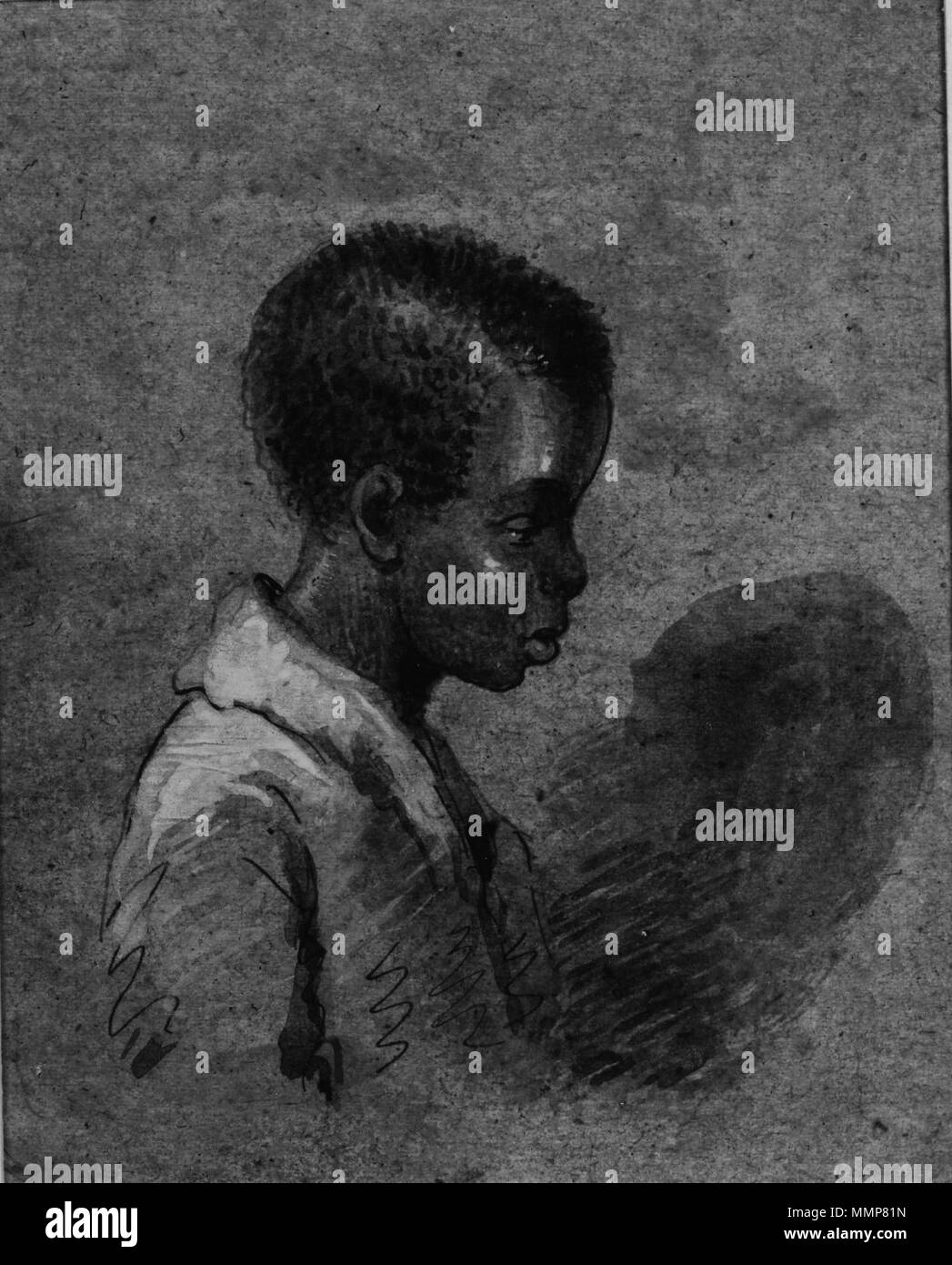 37.2510.11 Alfred Jacob Miller (Américain, 1810-1874). 'Il y a longtemps ; nos produits de contrebande,' du 19e siècle. Aquarelle sur papier. Walters Art Museum (37,2510.11) : Don de M. et Mme J. William Alexis Philonenko, N.Y.). Alfred Jacob Miller - Il y a longtemps ; Nos Produits - Walters 37251011 Banque D'Images