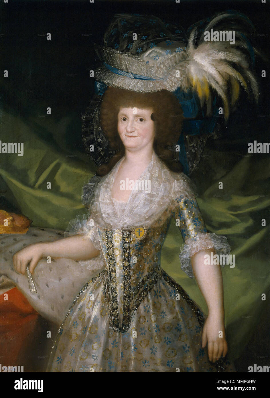 María Luisa de Parma, reina de España Banque D'Images