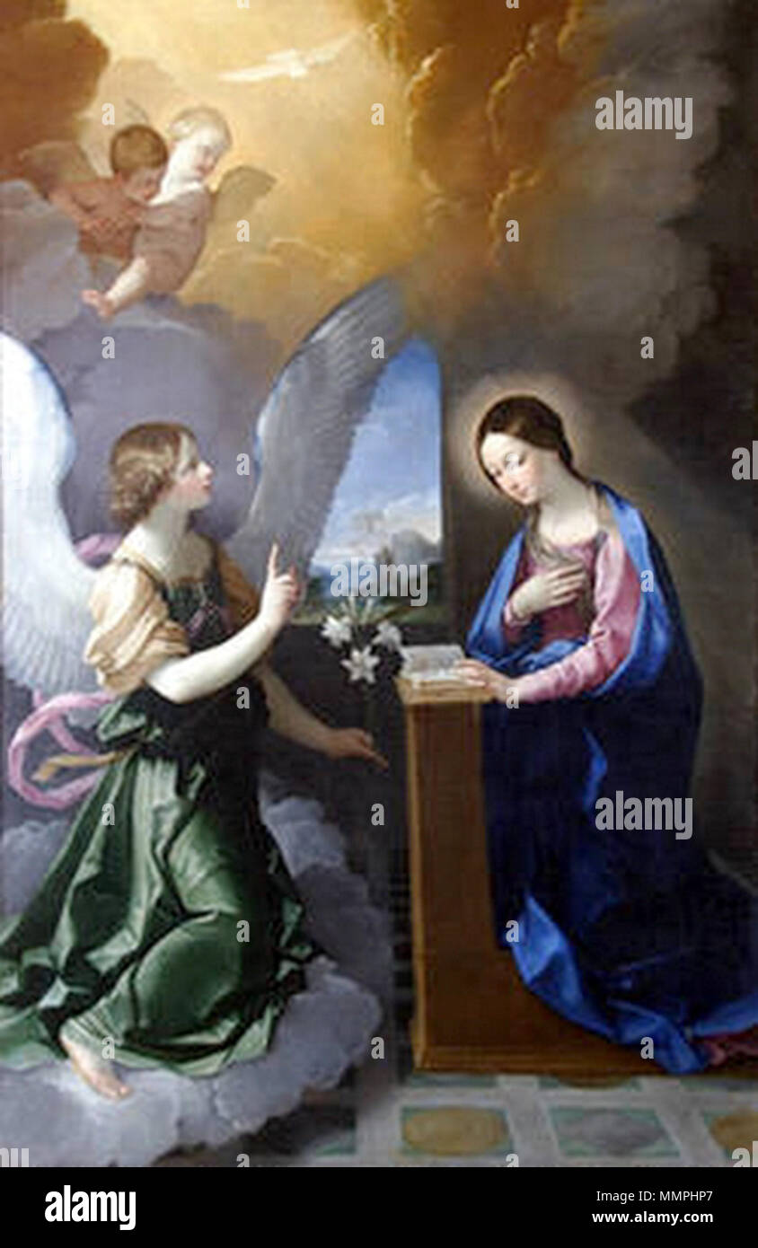 . L'annonciation . 1621. Guido Reni (1575-1642) Noms alternatifs Guido Guido italien il Rhenus Description peintre, dessinateur et aquafortiste Date de naissance/décès 14 Novembre 1575 18 août 1642 Lieu de naissance/décès Calvenzano Bologna Bologna lieu de travail (1599-1600), Rome (1600-1602), Bologne (1603-1605), Rome (1605-1610), Bologne (1611-1612), Rome (1612), Bologne (1615-1616), Paris (1617-1621), Rome (1622-1629), Naples (1624-1626, 1640-1642) le contrôle d'autorité : Q109061 : VIAF ?49288294 ISNI : ?0000000123206667 ULAN : ?500030334 RCAC : ?n80021717 : NLA ?36520375 Annonciat WorldCat Banque D'Images