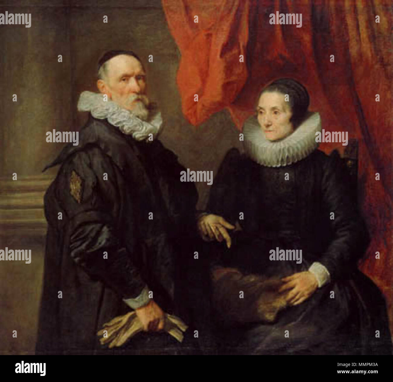 . Español : Jan de Wael y su esposa Gertrude de Jode, óleo sobre lienzo, 125 x 140 cm Alte Pinakothek, Sitemap, . 1629. Anthony Van Dyck (1599-1641) Noms alternatifs Anthony Van Dyck, Anthonie van Dyck Anton van Dijck, Antonis van Deik, Antoon van Dijk, Anthonis van Dyck, Antoine van Dyck, peintre flamand Description dessinateur et graveur Date de naissance/décès 22 mars 1599 9 décembre 1641 Lieu de naissance/décès, London Blackfriars Anvers Anvers lieu de travail (1609-1610, 1615-1620), Londres (1620-mars 1621), Zaventem (1621), Gênes (Octobre 1621-février 1622), Rome (Février Banque D'Images