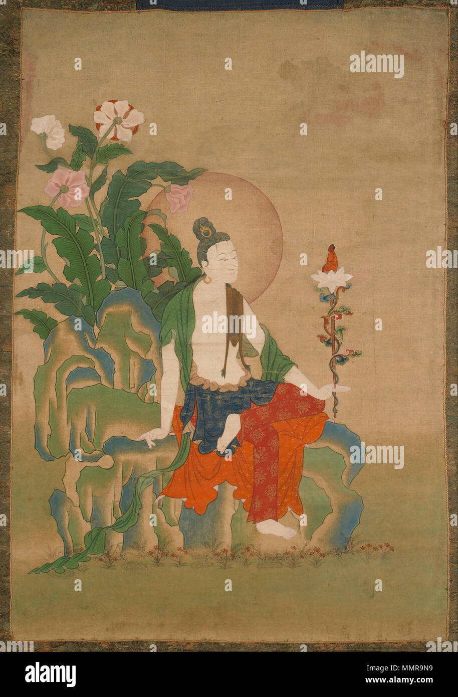 Avalokiteshvara, l'un des huit grands Bodhisattvas. 18e siècle. Avalokiteshvara, l'un des huit grands Bodhisattvas - Google Art Project Banque D'Images