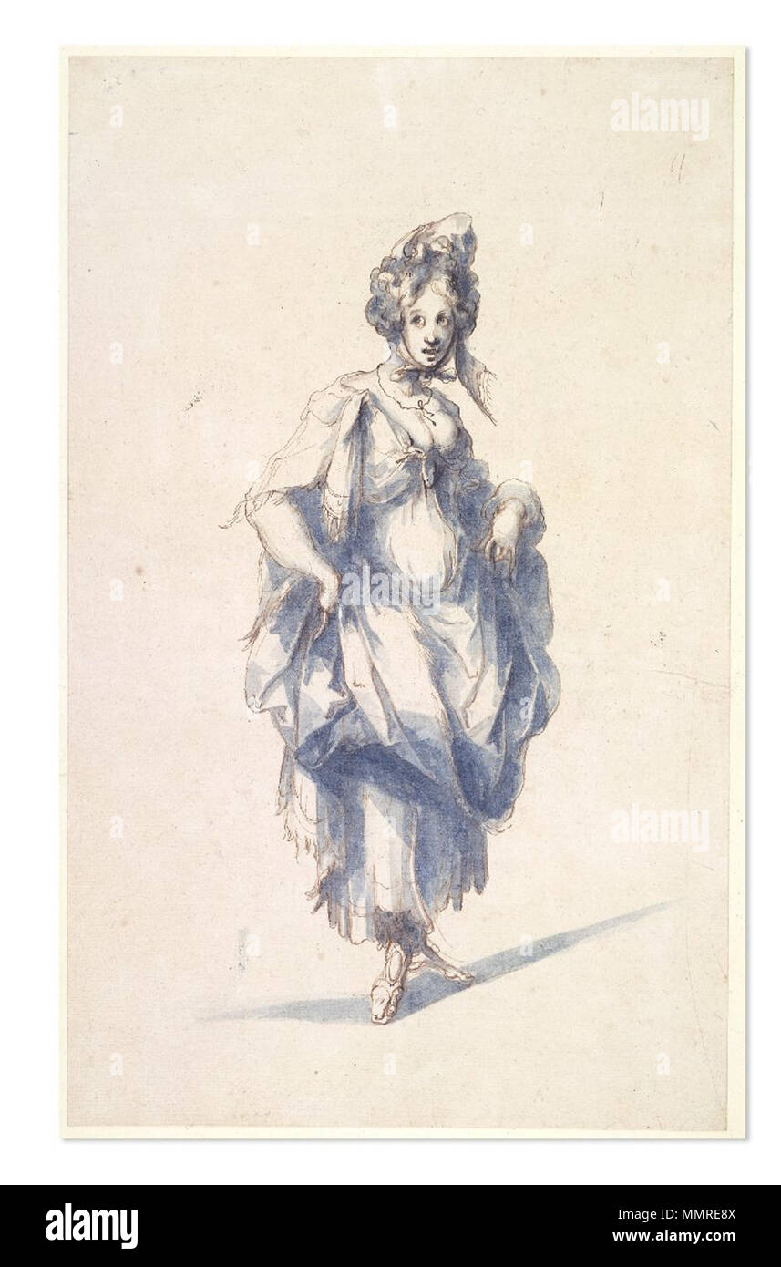 . Anglais : La figure d'une jeune femme portant un bonnet ; ensemble de la longueur de l'article un peu à droite et à gauche, de porter une robe coupe-bas, la jupe dont elle peut contenir jusqu'plume et encre brune et bleu Dimensions Hauteur : 401 mm Largeur : 247 mm . 1610s. Jacques Bellange (1575-1616) Noms alternatifs Jacques de Bellange, Jacques Charles de Bellange, Jacques. Bellange, Jacques Belange ; Charles Bellange ; Jac. Bellange ; Charles de Bellange aquafortiste Français Description, peintre et dessinateur Date de naissance/décès vers 1575 1616 Lieu de naissance/décès La Mothe, Bassigny reg Banque D'Images