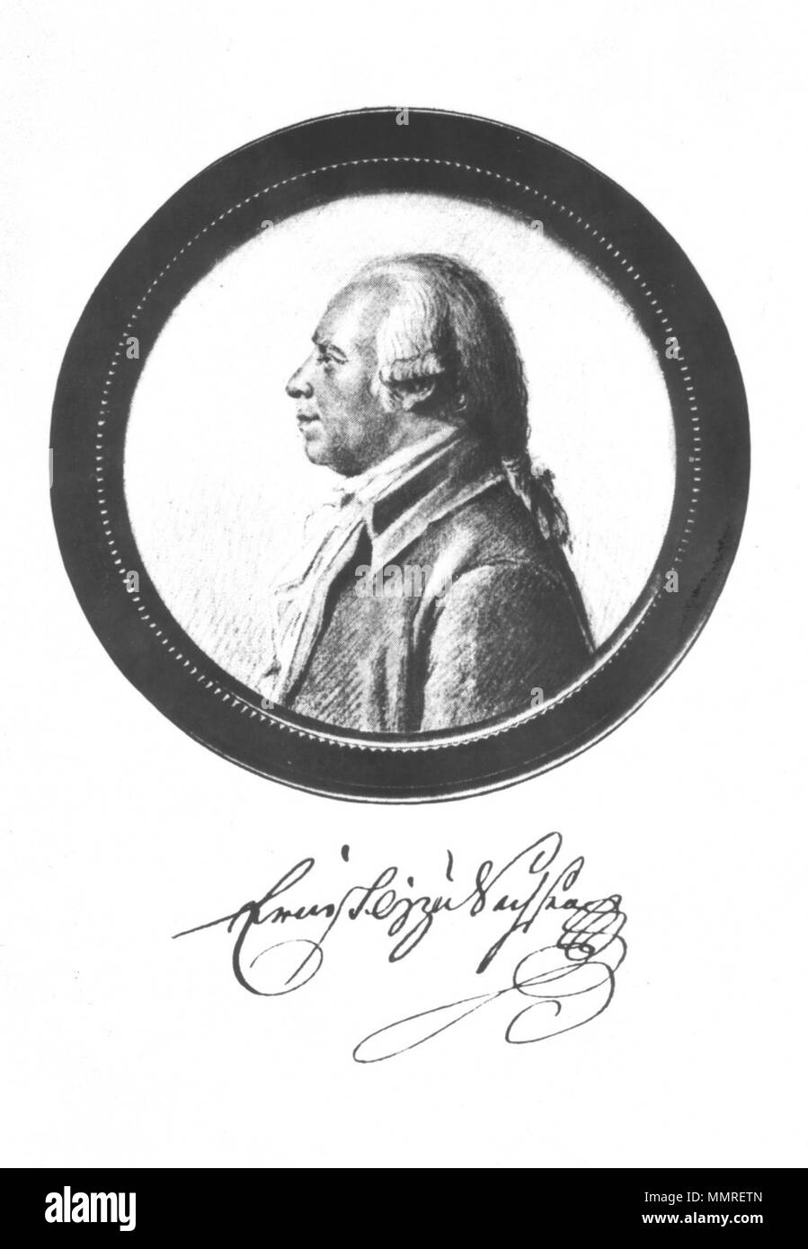 . Deutsch : Herzog Ernst II. C. Sachsen-Gotha-Altenburg Portrait d'Ernest II, Duc de Saxe-Gotha-Altenbourg (1745-1804). vers 1800. ErnstIISGA Banque D'Images