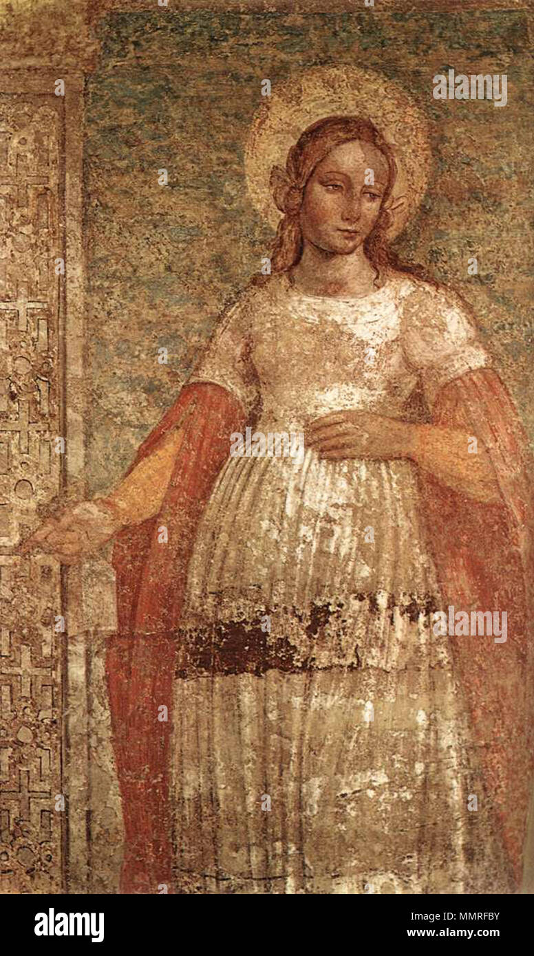 St Agnes. 1495. Bergognone, Sant'Agnese da san satiro Banque D'Images