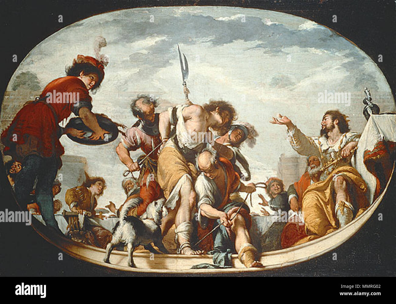 La parabole de l'invités du mariage. 1636. Bernardo Strozzi (1581-1644) Noms alternatifs il Cappuccino, il Prete genovese Description peintre italien Date de naissance/décès 1581 2 août 1644 Lieu de naissance/décès Venise Gênes Genova, lieu de travail de contrôle de l'autorité de Venise : Q437724 : VIAF ?7657224 ?ISNI : 0000 0000 8339 1035 ULAN : ?500115732 RCAC : ?n82050793 NLA : ?35529463 Bernardo Strozzi WorldCat - La parabole de l'invités du mariage Banque D'Images