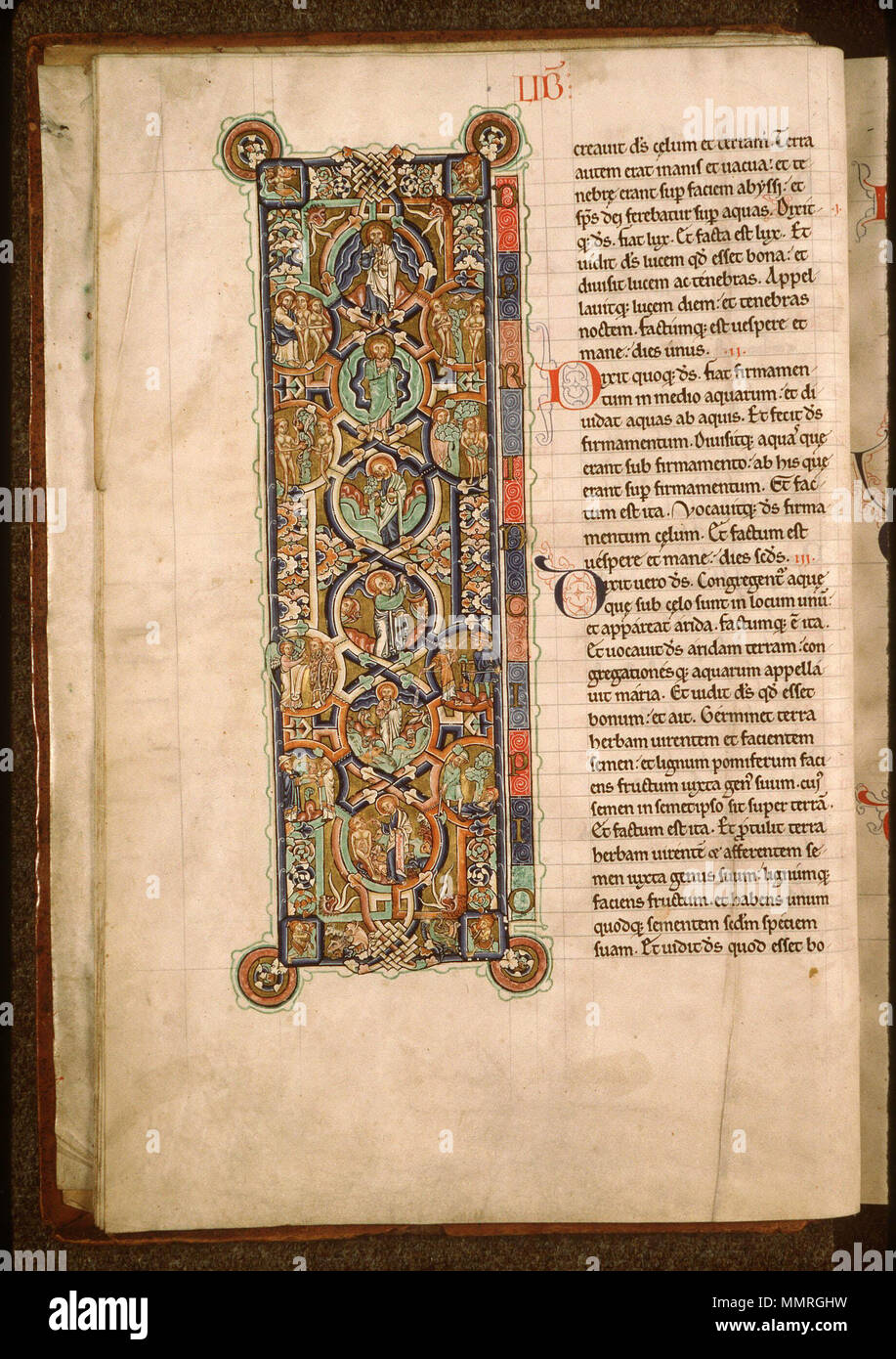 Bible de Manerius - BSG Mme8 f7 - de la Sablière Banque D'Images