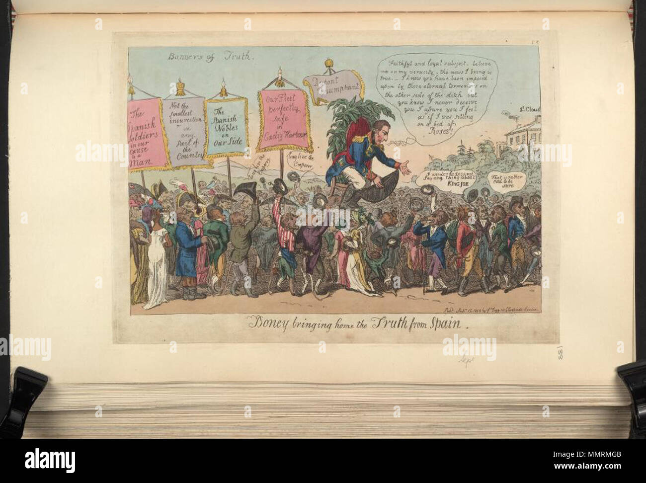 Dessins Anim s Politiques Britanniques Des Ann es 1800 Banque De 