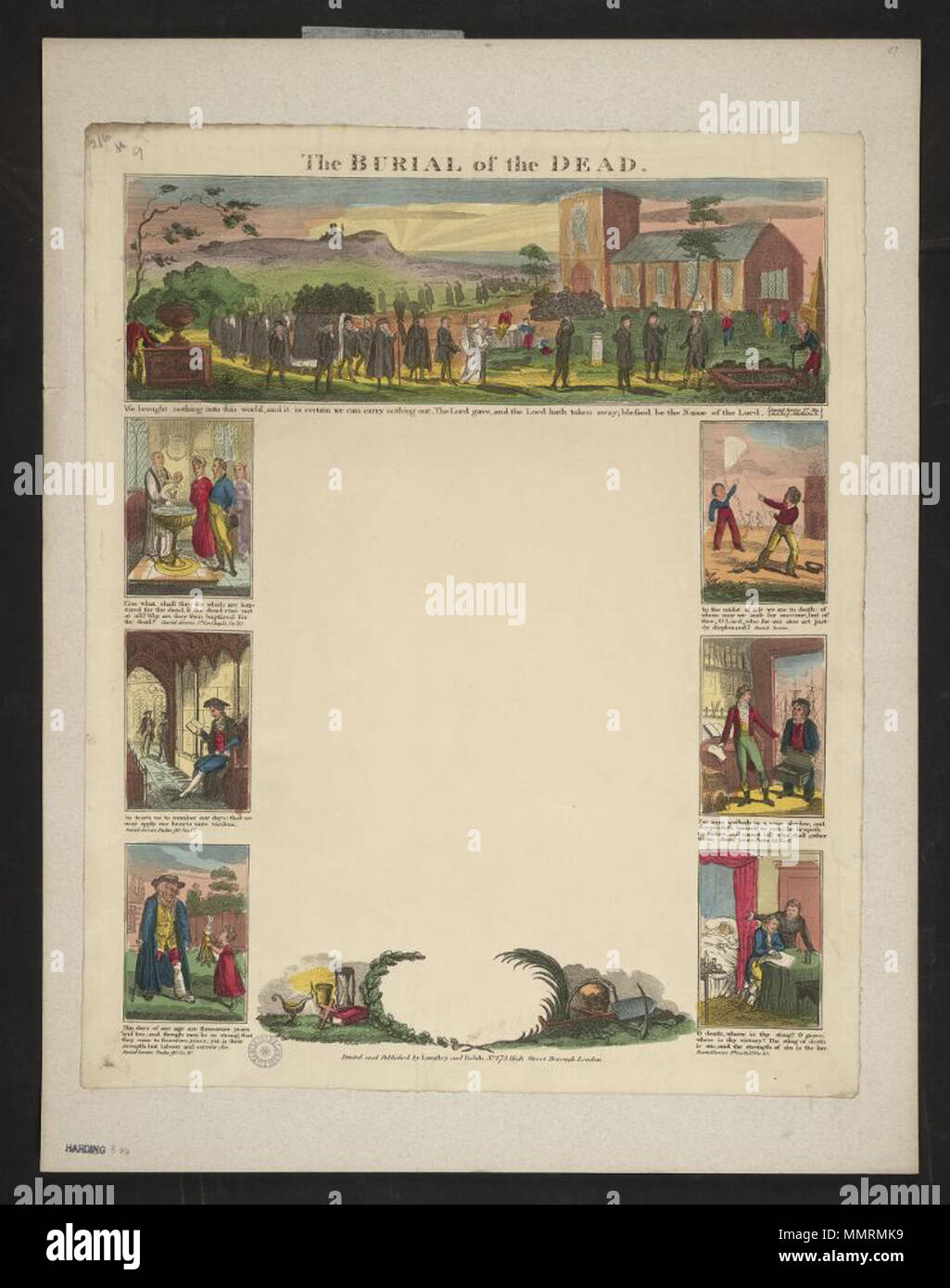 . Vide écrit intitulé l'enterrement des morts ; annotation au crayon en haut à gauche : '2/6' et '9' ; nous n'avons rien apporté dans ce monde, et il est certain que nous pouvons transporter rien ; autrement, que feront ceux qui sont baptisés pour les morts, si les morts ne ressuscitent point ? Alors pourquoi sont-ils baptisés pour les morts ? ; enseigne-nous à bien compter nos jours, que nous pouvons appliquer notre coeur à la sagesse ; De nos jours l'âge sont de soixante-dix ans ; et si les hommes sont si forts, qu'ils viennent à quatre-vingts ans ; pourtant, leur force est que peine et misère, &c. ; au milieu de la vie nous sommes dans la mort ; d'entre eux peuvent nous solliciter pour s Banque D'Images