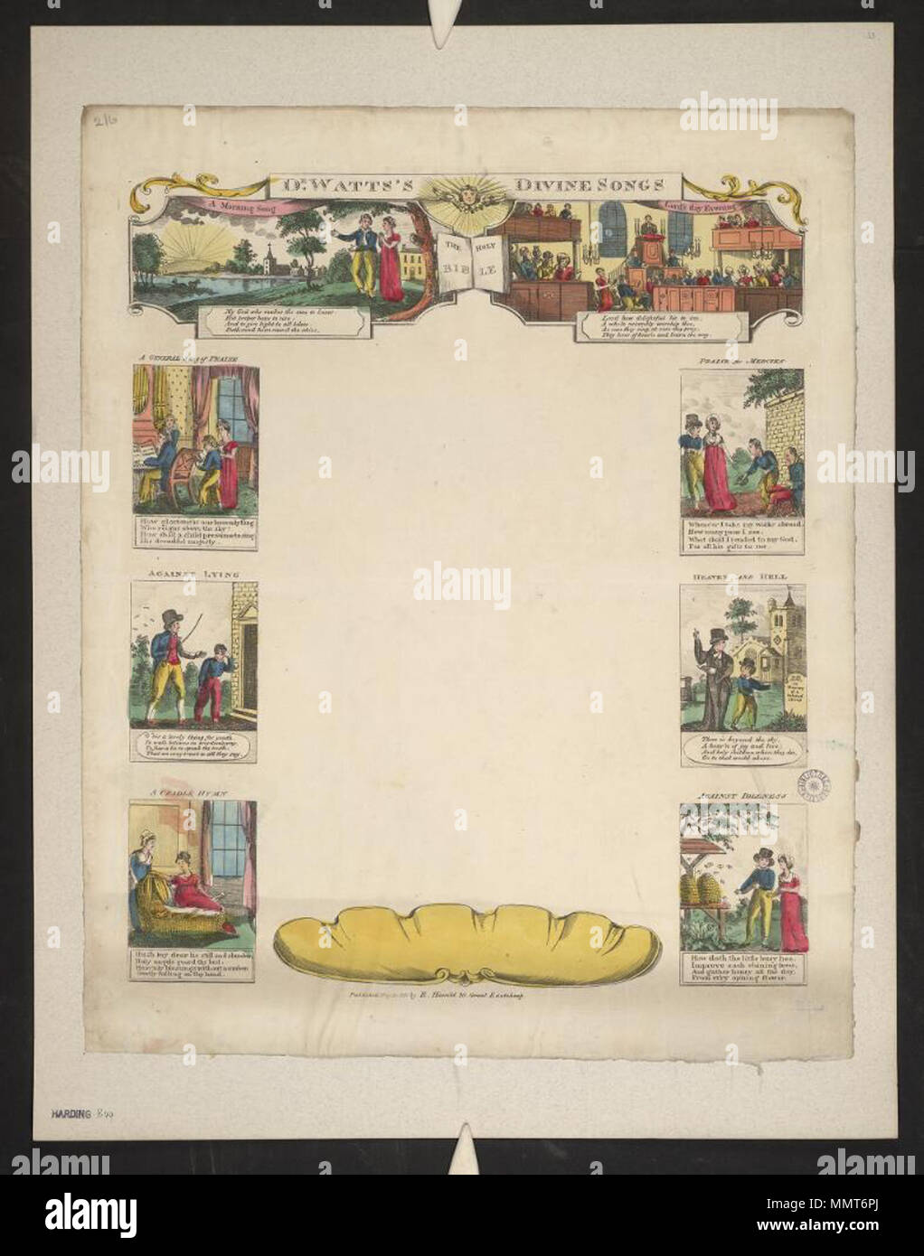 . L'écriture de vierge 1810 intitulé Le Dr Watt's chansons divines ; annotation en haut à gauche : '2/6' ; Matin chanson ; Mon Dieu qui fait le bien de savoir ; Jour du Seigneur soir ; Seigneur quel plaisir c'est de voir ; le général chant de louange ; Combien glorieux est notre Roi céleste ; Éloge de miséricordes ; Car'er je prends mes promenades à l'étranger ; contre le mensonge ; o c'est une belle chose pour les jeunes ; le ciel et l'enfer ; il y a au-delà des cieux ; socle ; hymne Hush mon cher rester immobile et le sommeil ; contre l'oisiveté, la façon dont la petite abeille ; Harding B 44(33) Le Dr Watt's chansons divines. 24 mai 1810. Watts, Isaac, 1674-1748 [author] Bibliothèques Bodleian, Dr Banque D'Images