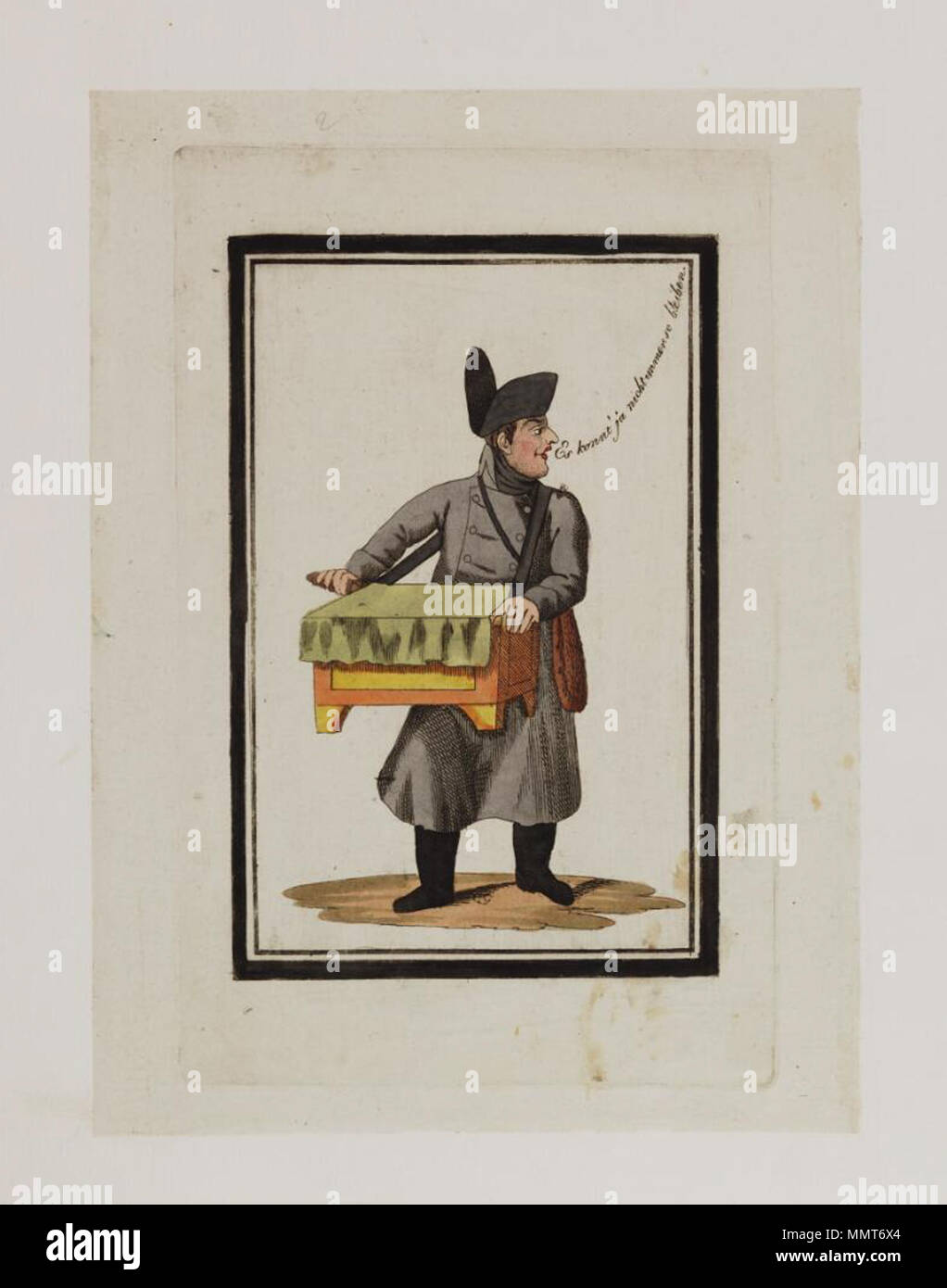 . Caricature politique allemand ; titre de légende ; [Es konnt'ja nicht immer so bleiben]. Juin 1797. Les bibliothèques Bodleian, Es konnt'ja nicht immer so bleiben Banque D'Images