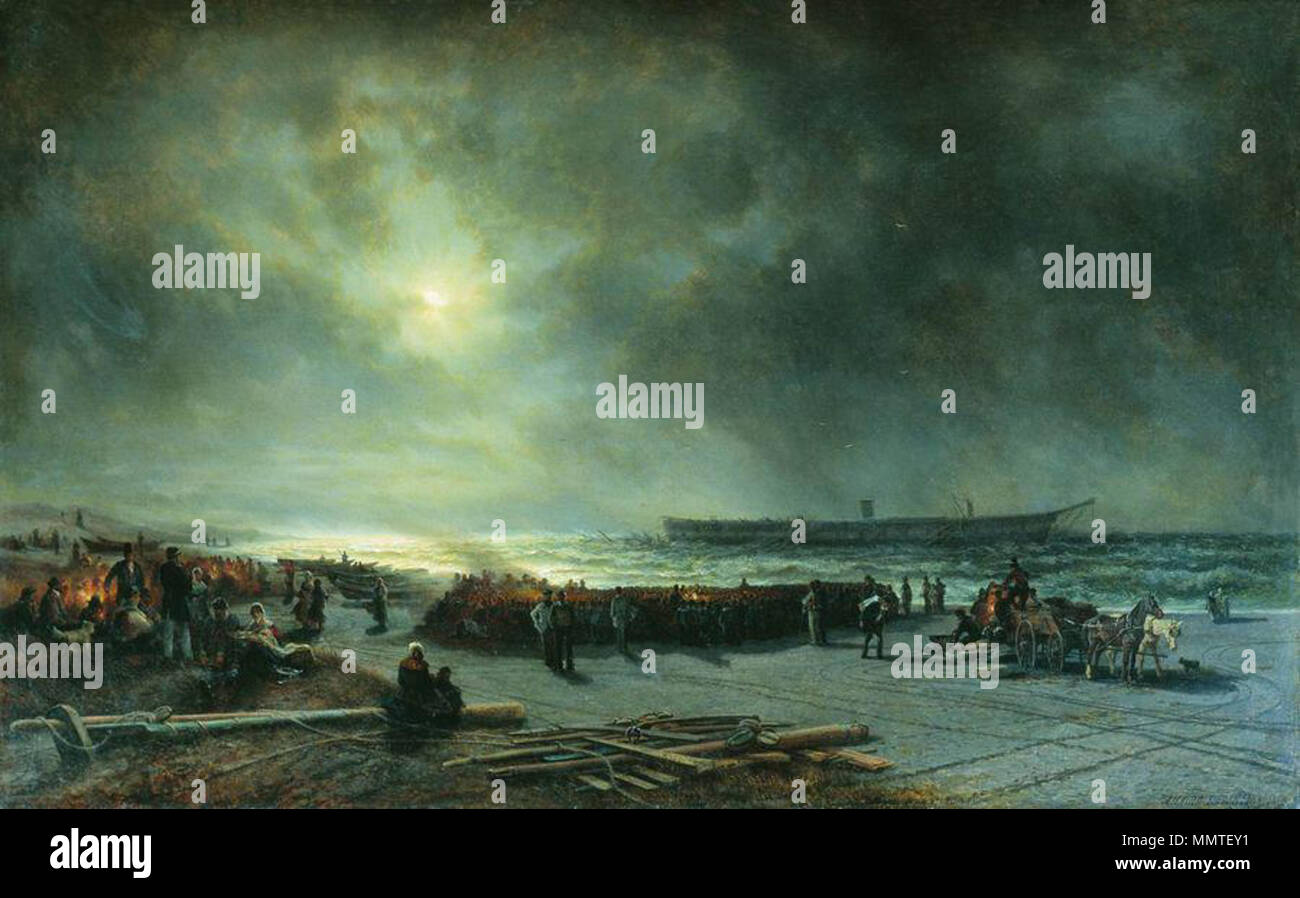 . Naufrage de la Frégate "Alexander Nevsky" (vision de nuit) . 1868. Alexey Bogolyubov (1824-1896) Noms alternatifs ? ? ? ? ? ? ?  ? ? ? ? ? ? ? ? ? La peinture de paysage peintre russe Description Date de naissance/décès 16 mars 1824 (calendrier julien) au 27 octobre 1896 Lieu de naissance/décès Occidentale (village) lieu de travail Paris Saint-Pétersbourg, Moscou, Paris contrôle d'autorité : Q372277 : VIAF ?27880926 ISNI : ?0000 0000 8107 3543 ULAN : ?500080889 RCAC : ?n80046444 GND : ?11940723X WorldCat Bogolyubov Newski N Banque D'Images