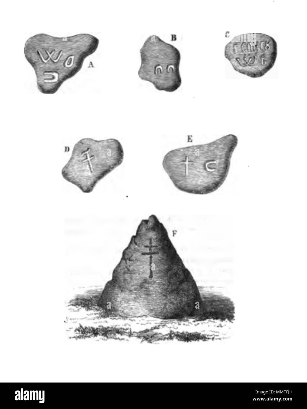 . Anglais : статье гр Рисунки к. К. П. Тышкевича. Boris stones Tishkevich Banque D'Images