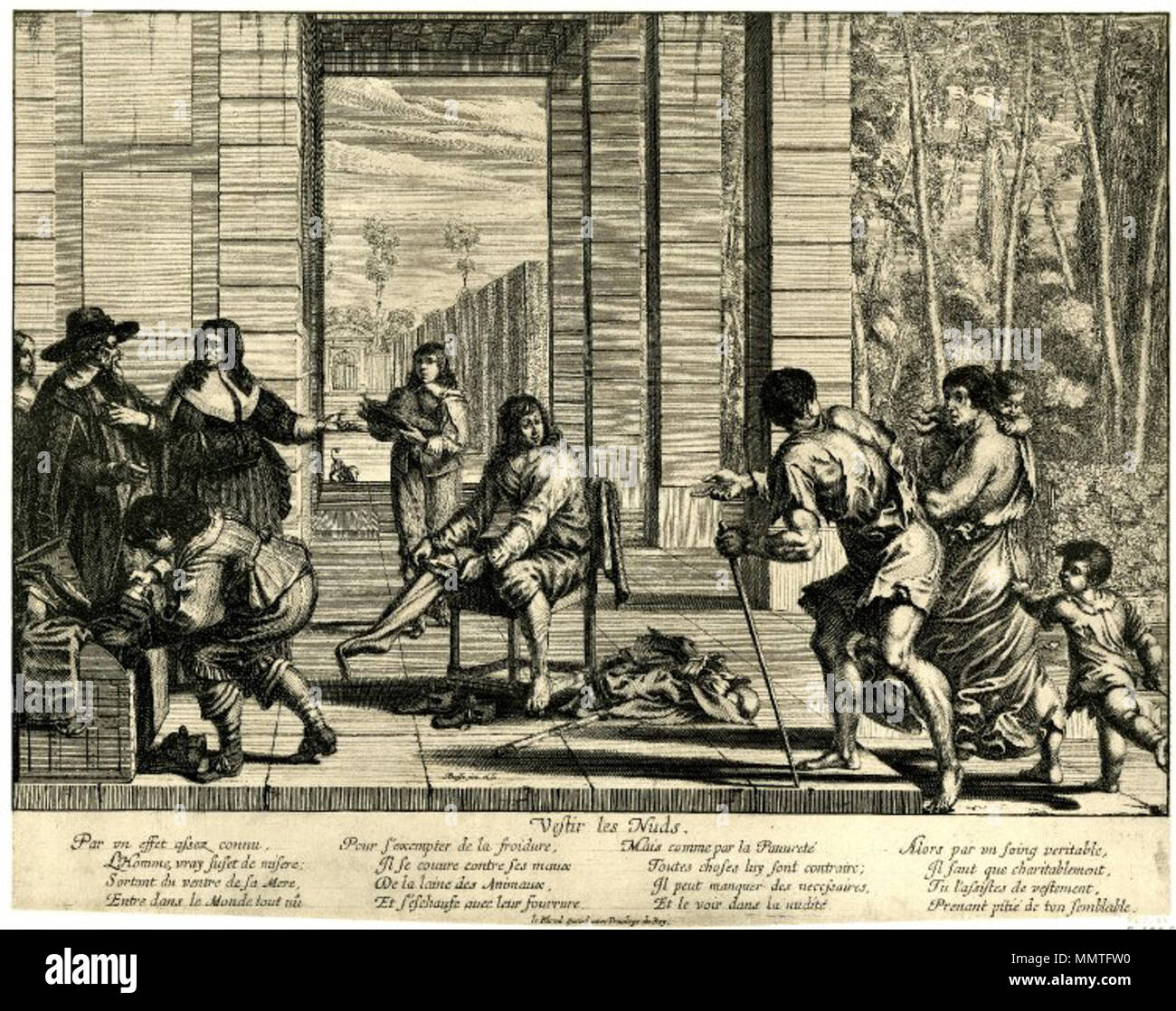 Bosse Les Oeuvres de miséricorde 3 Banque D'Images