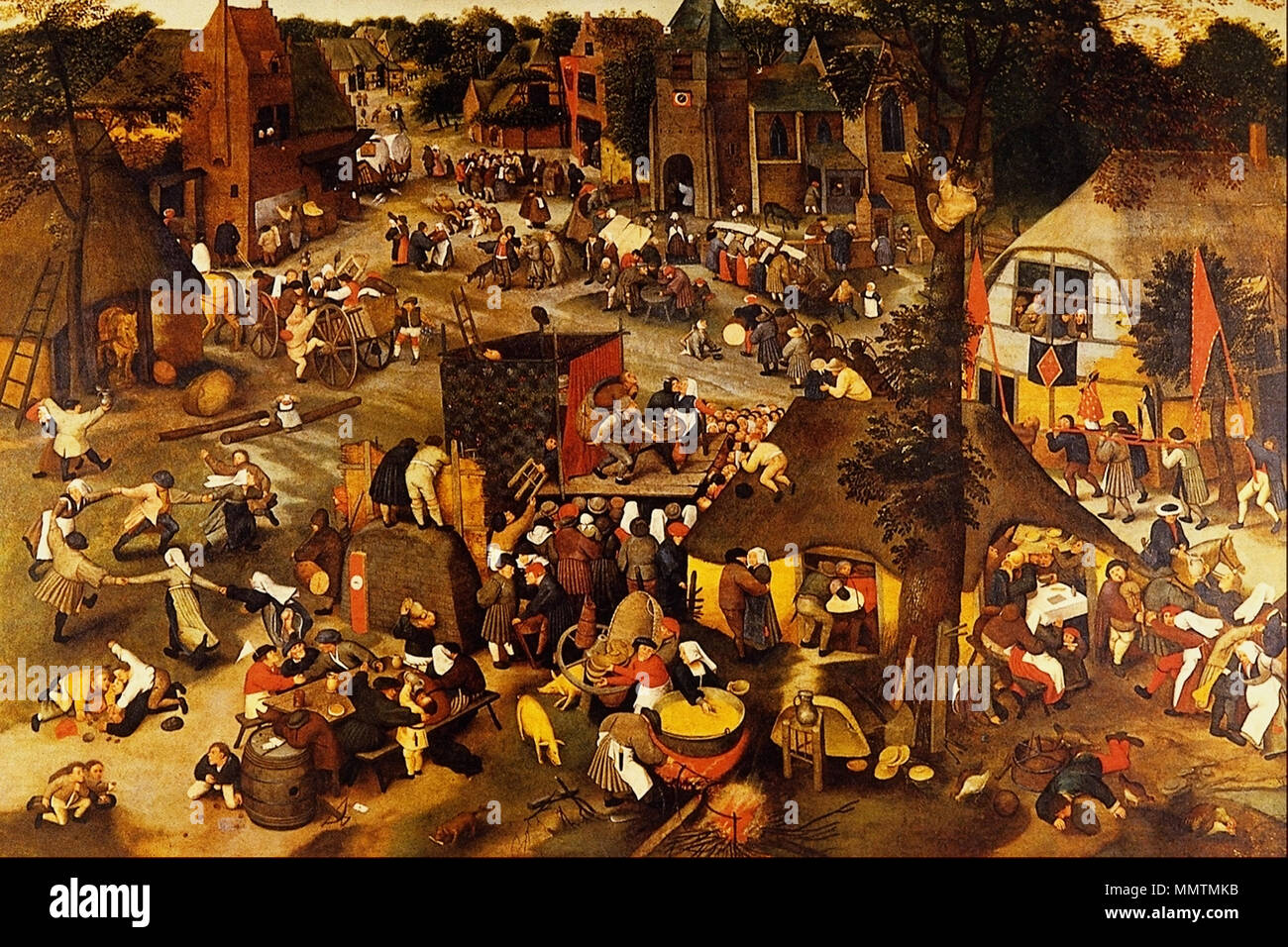 Juste flamand - Pieter Brueghel le Jeune Banque D'Images