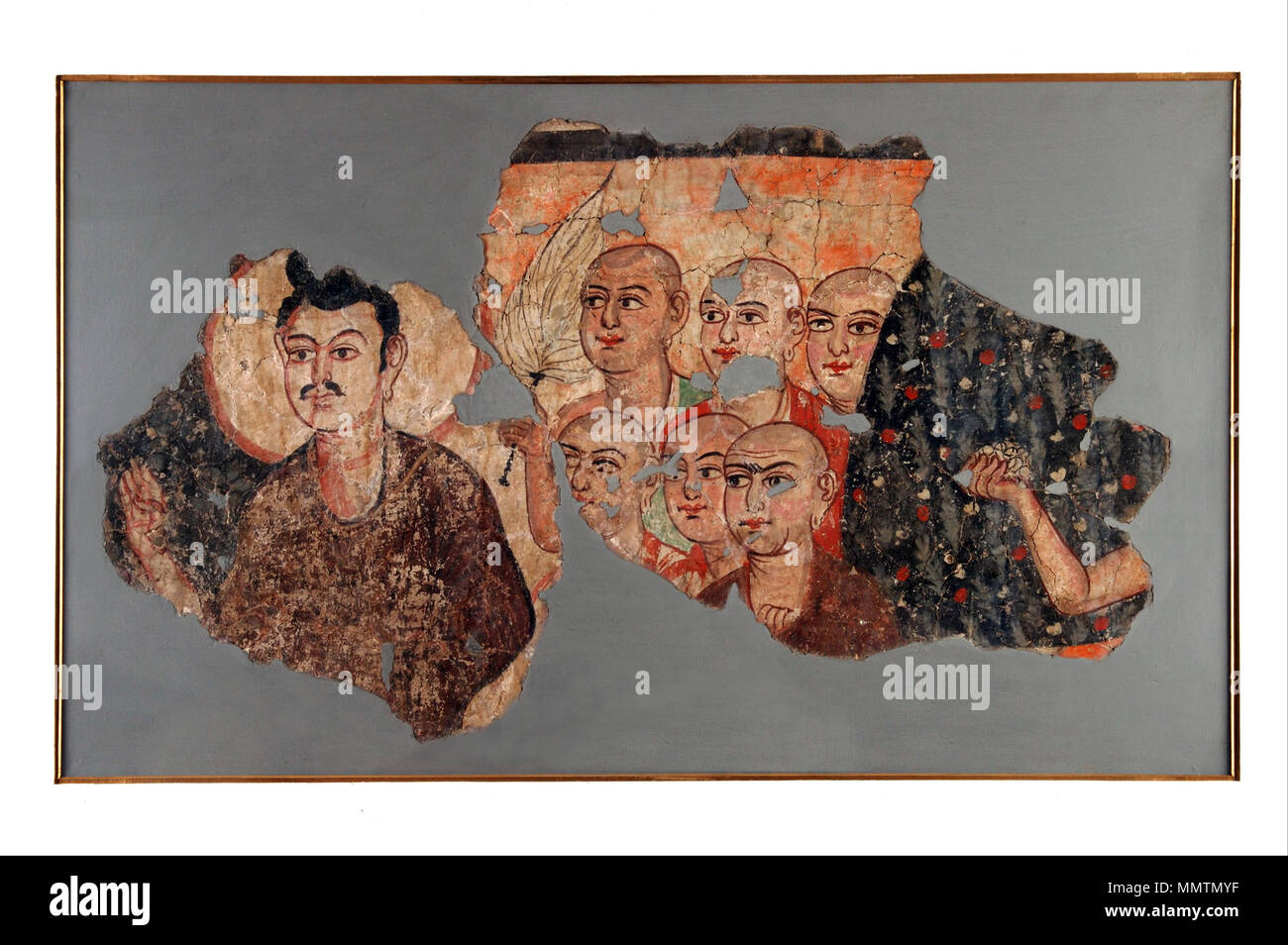 Avec six disciples de Bouddha. (200 AD - 400 AD). Avec six disciples de bouddha - Google Art Project Banque D'Images Avec six disciples de Bouddha. (200 AD - 400 AD). Avec six disciples de bouddha - Google Art Project Banque D'Images