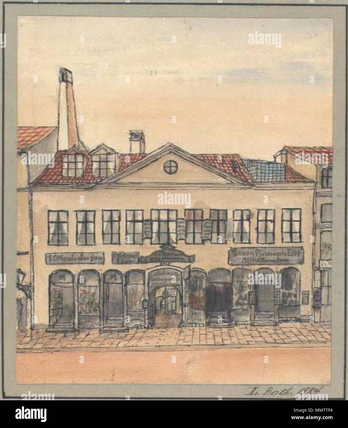 Carl Van Manders gård Banque D'Images