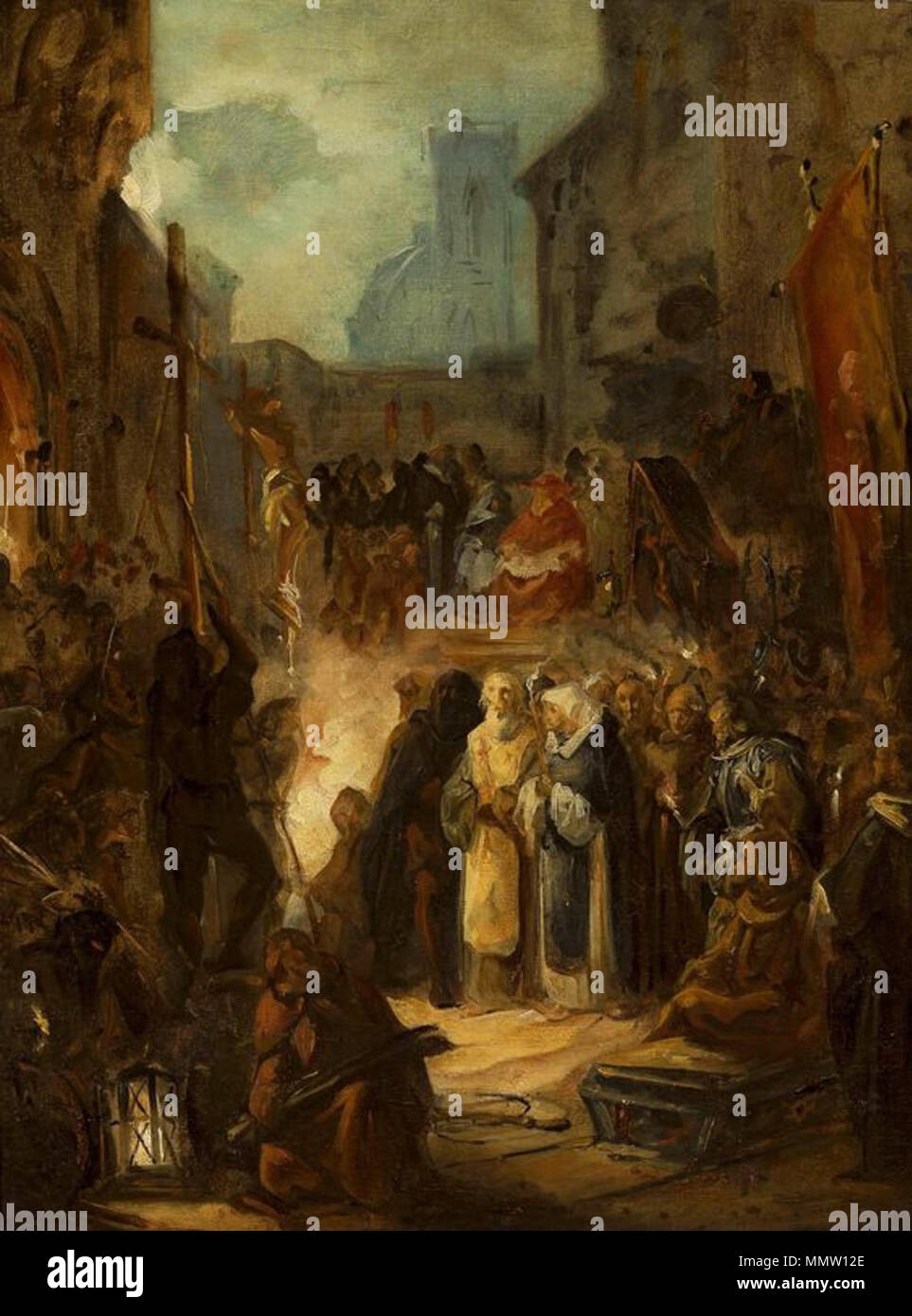 Lomtev Inquisition (Auto-da-fé) Banque D'Images