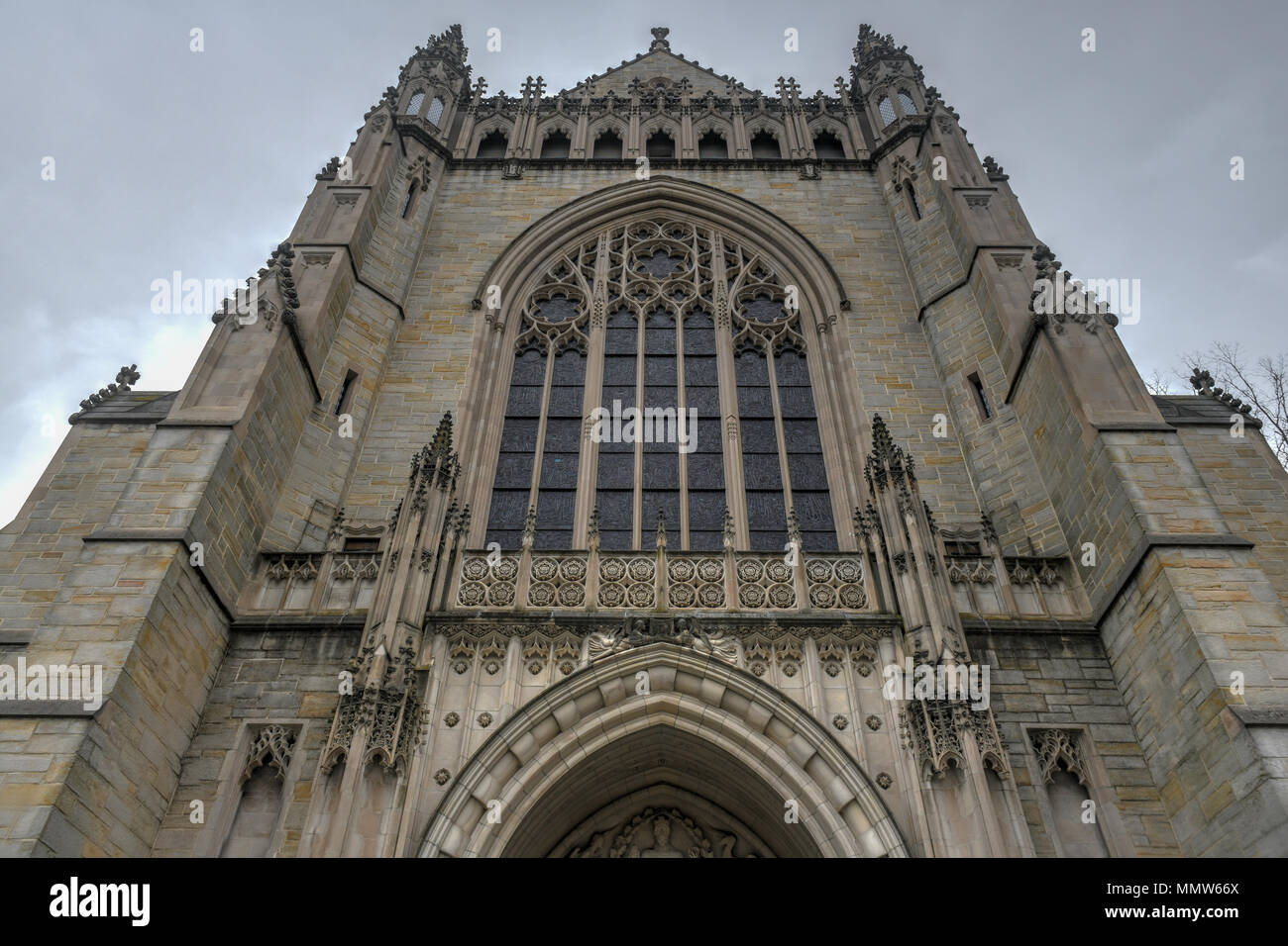 La chapelle de l'Université de Princeton, le campus principal de l'université de Princeton, New Jersey, United States Banque D'Images