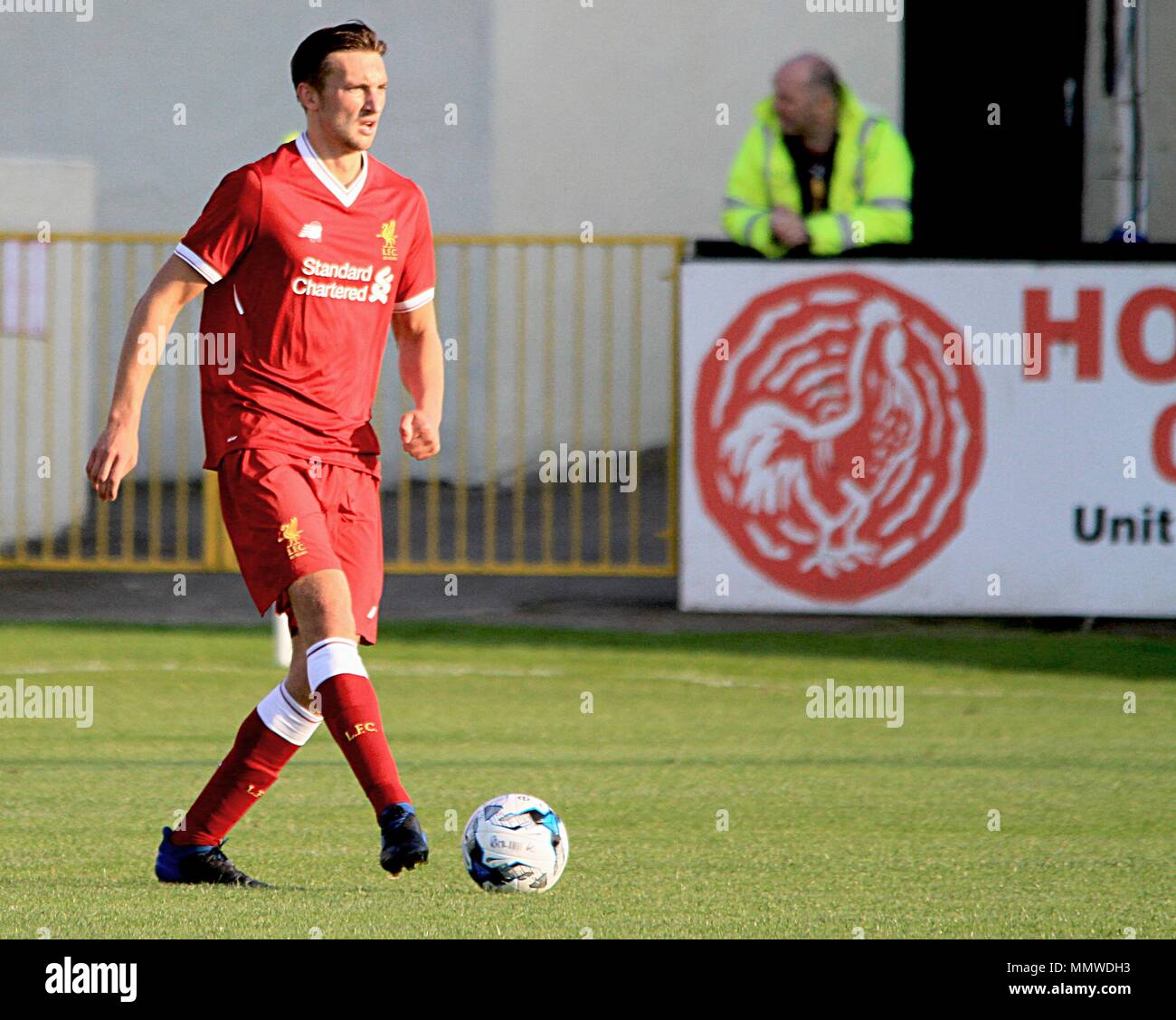 Muro,uk, Rhyl Fc prendre sur Liverpool u23s dans un match amical, Ian crédit Fairbrother/Alamy Banque D'Images