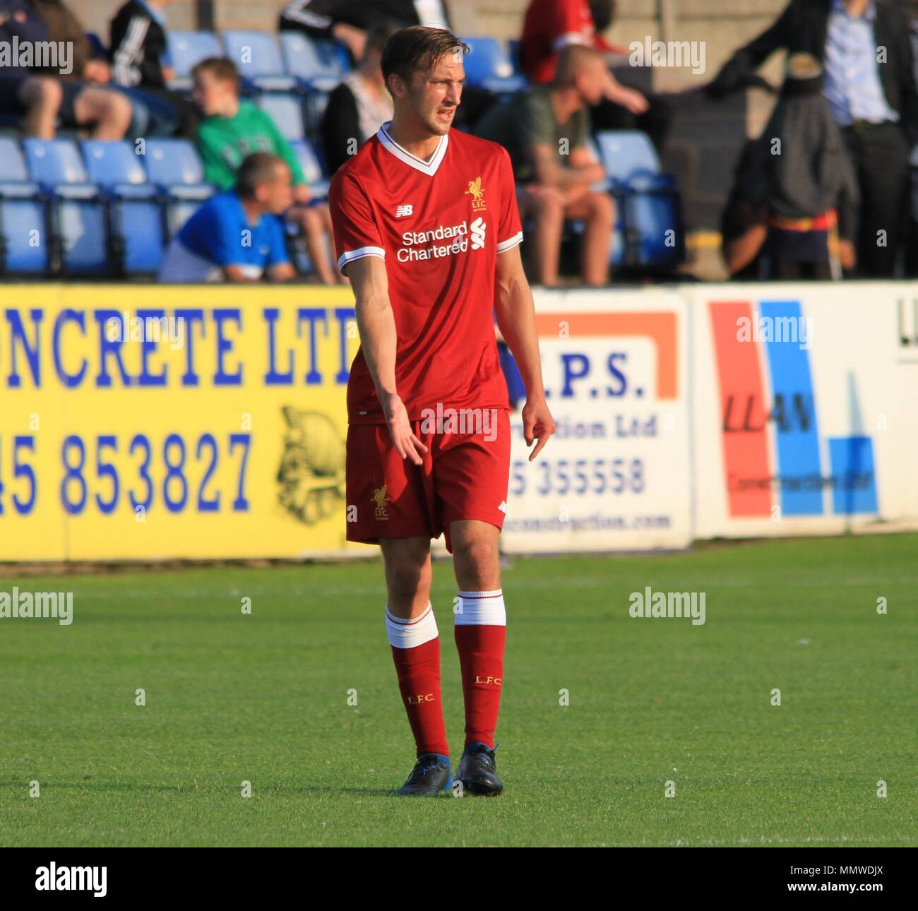 Muro,uk, Rhyl Fc prendre sur Liverpool u23s dans un match amical, Ian crédit Fairbrother/Alamy Banque D'Images