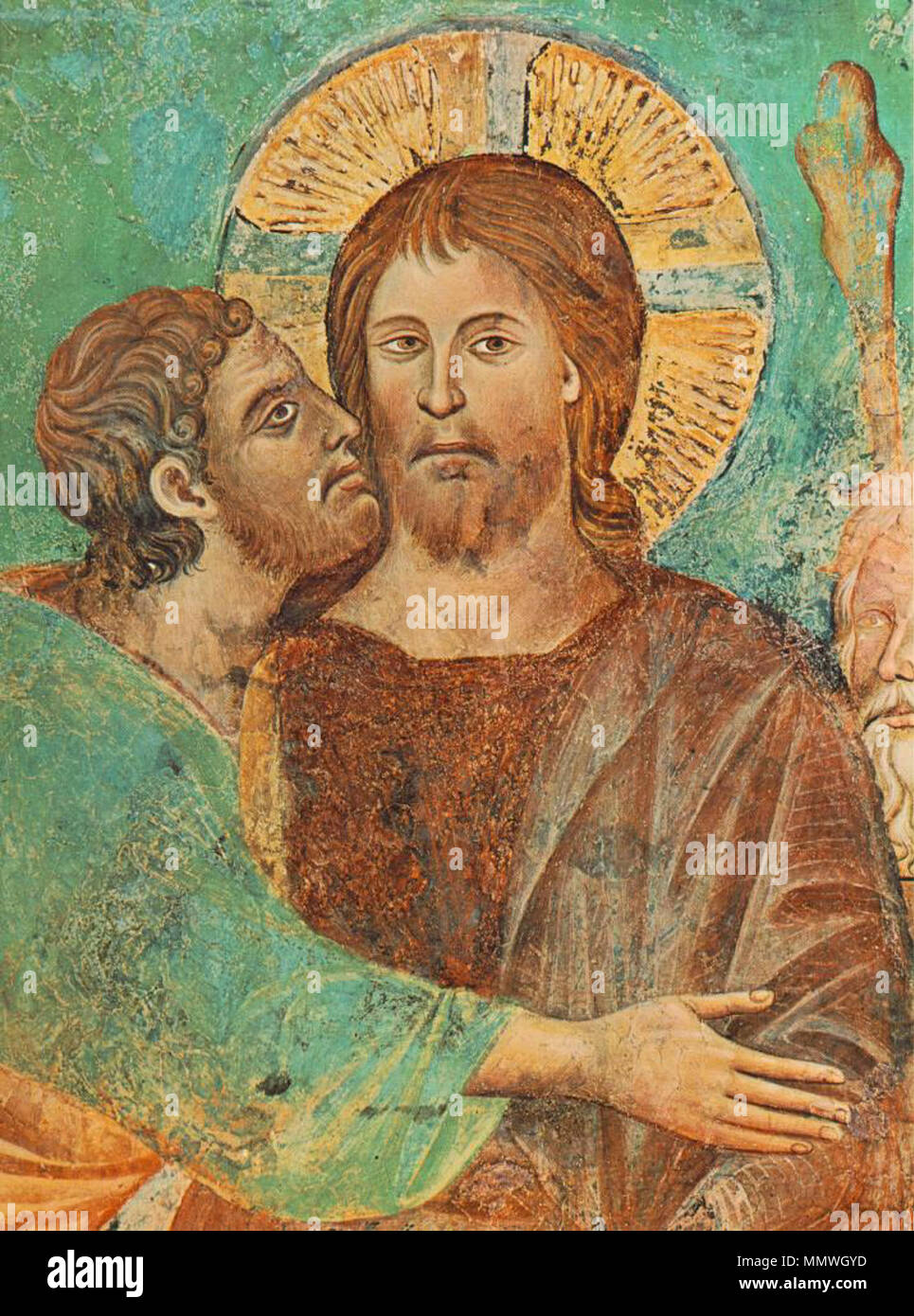 . Détail La Capture du Christ. deuxième moitié de 13ème siècle. Cimabue01 Banque D'Images