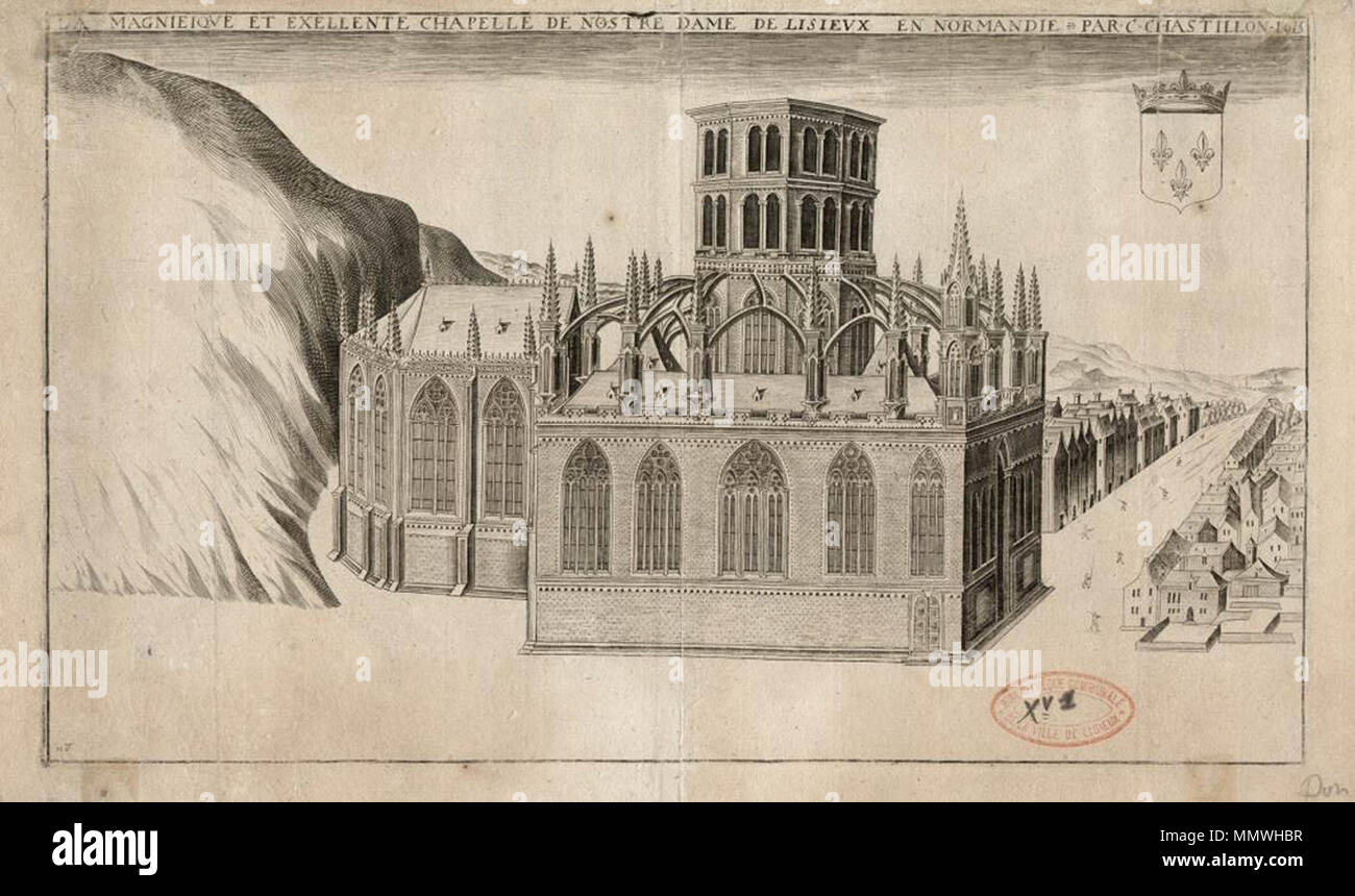 La chapelle de Notre-Dame de Lisieux. 1615. Claude Chastillon - La chapelle de Notre-Dame de Lisieux - WGA4811 Banque D'Images