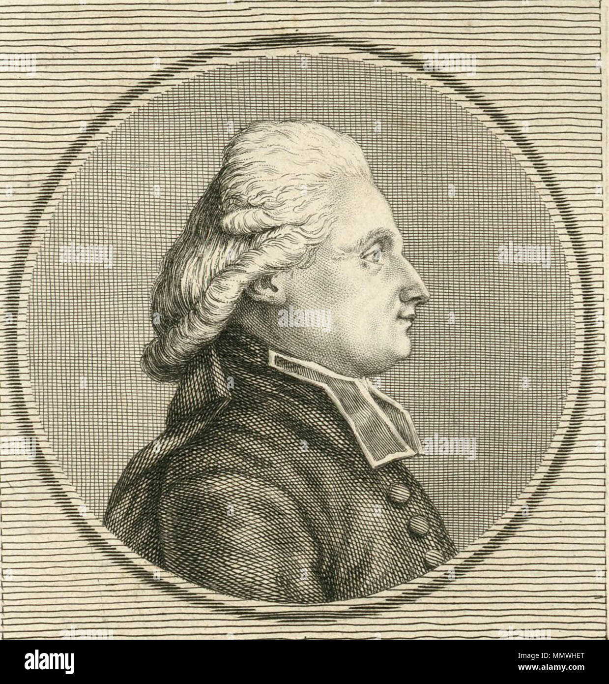 . English : Claude-Eustache Marolles (1754-1794) : Né à St Quentin en 1753. Curé de St Jean de la dite ville, député du baillage du dit St Quentin à l'Assemblée nationale de 1789 . Entre 1789 et 1791. Claude Marolles 2 Banque D'Images