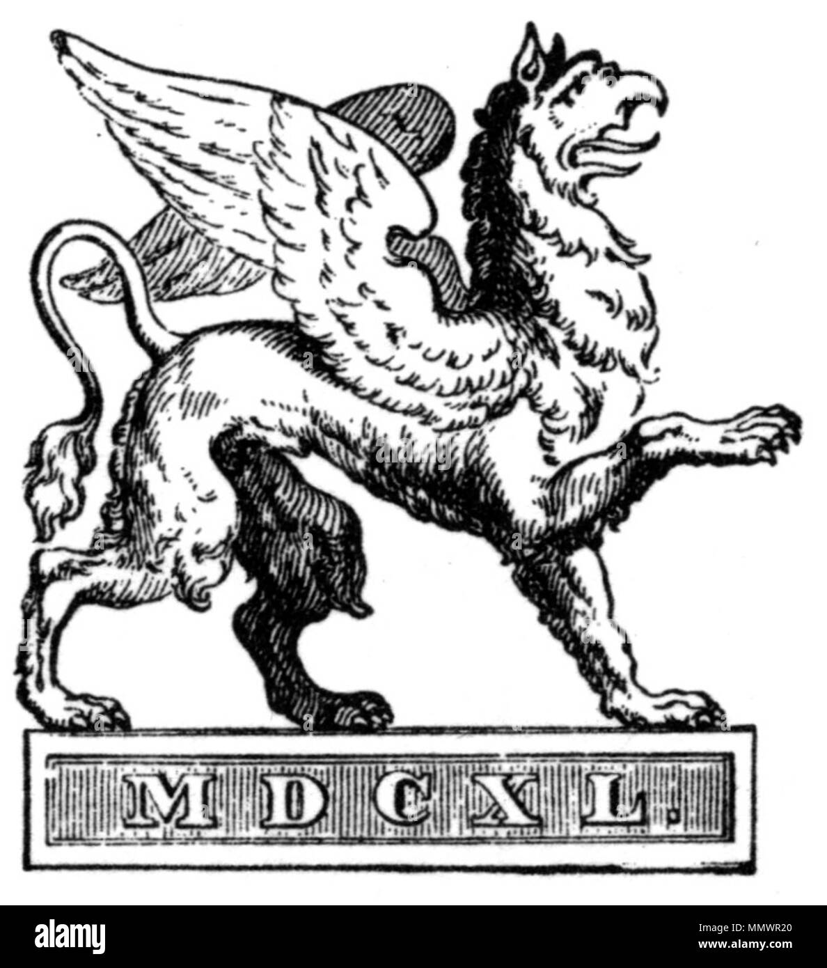 Cotta Greif 1839 Banque D'Images