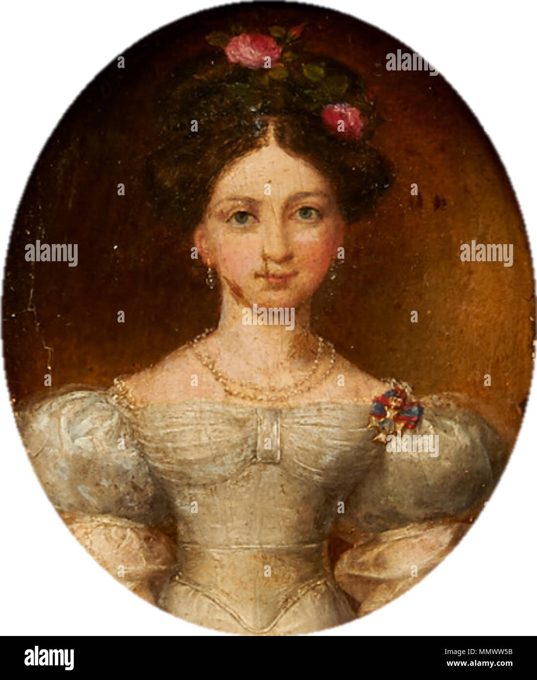D. Amélia de Leuchtenberg (1829) - Friedrich Wilhelm Spohr Banque D'Images