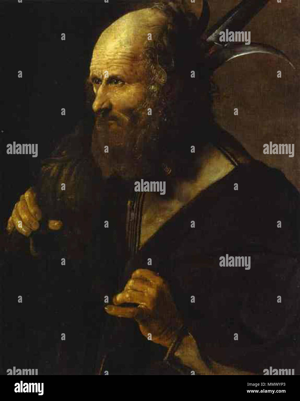 Saint Jude Thaddée. vers 1615-1620. Stjudethaddeus Banque D'Images Saint Jude Thaddée. vers 1615-1620. Stjudethaddeus Banque D'Images