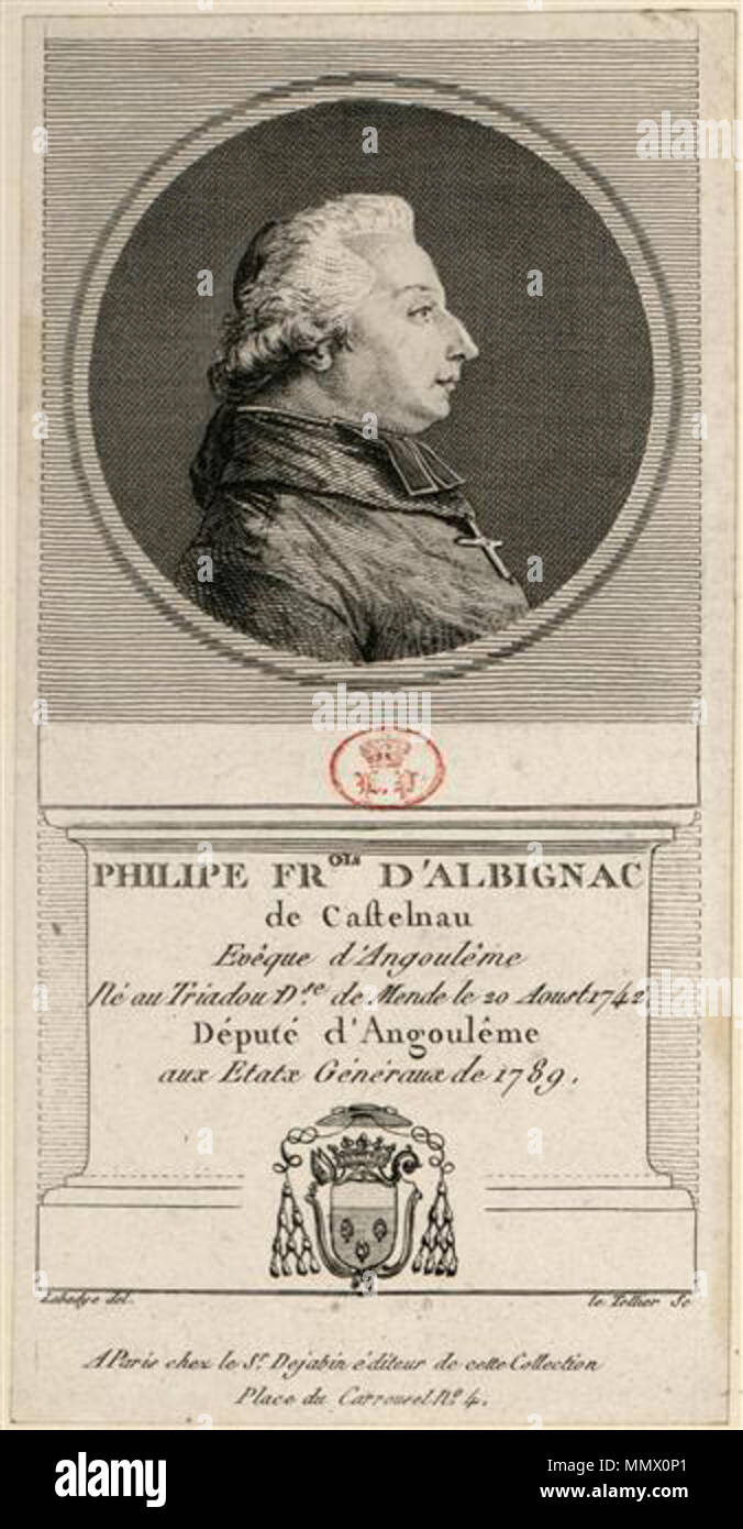 Dejabin Collection - Philippe-François d'd'Albignac de Castelnau (1742-1806) Banque D'Images