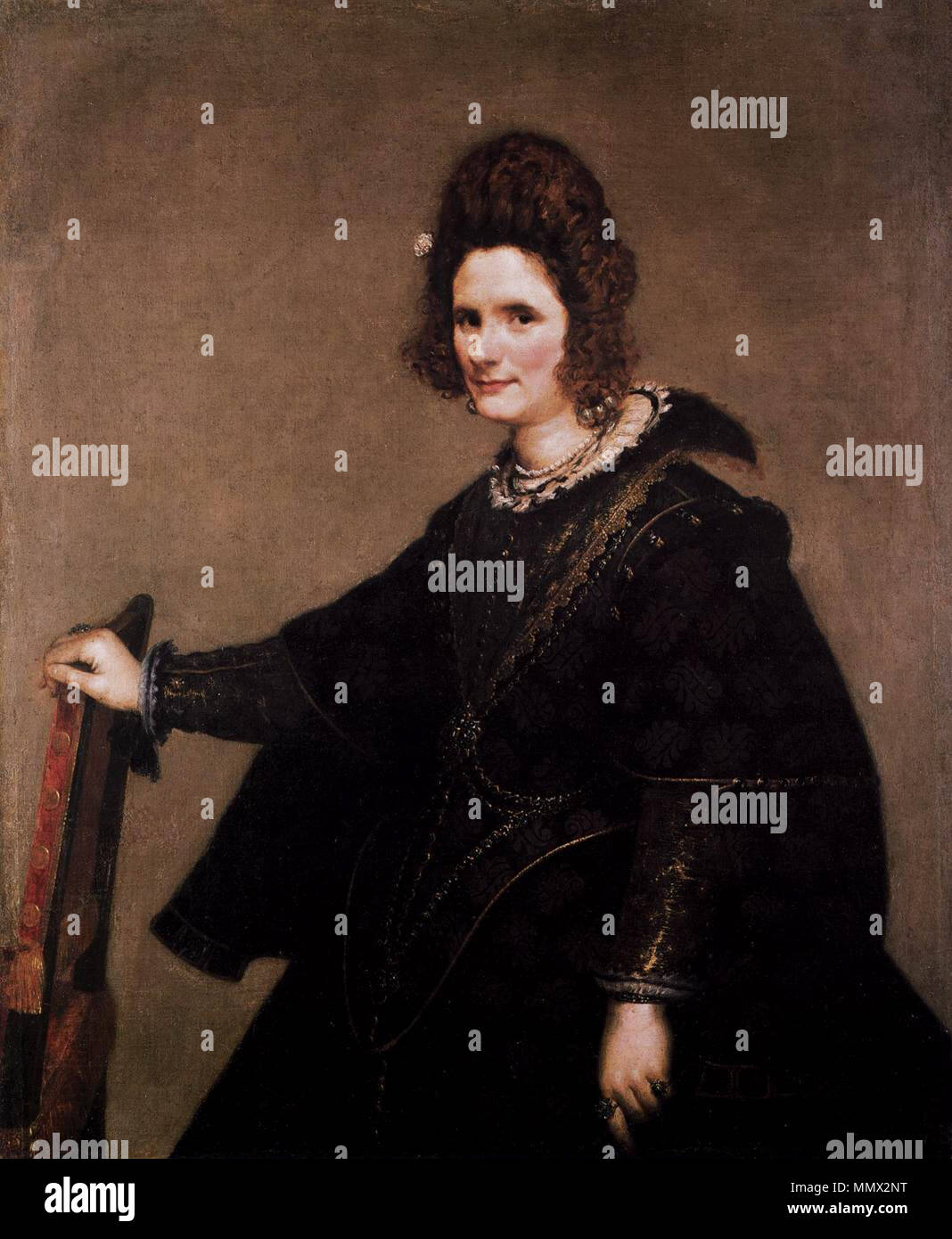 Diego Velázquez - Portrait de femme - WGA24390 Banque D'Images