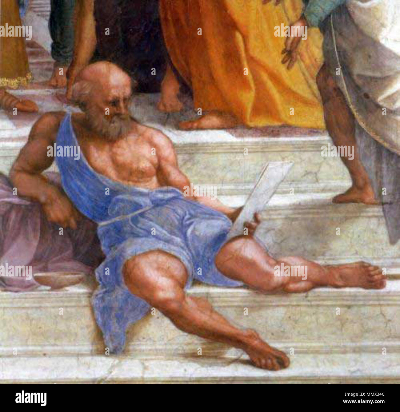 Diogène - la Scuola di Atene Banque D'Images