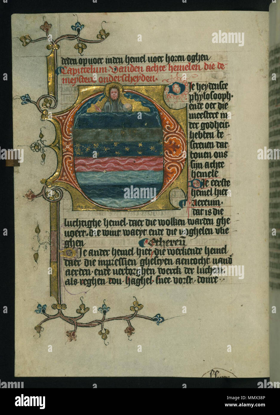 W.171.8Dirc v van Delft - Les huit cieux - Walters W1718V - page complète Banque D'Images