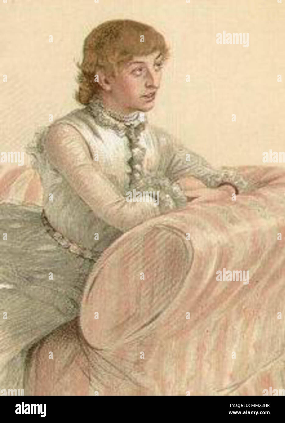 . Lithographie en couleurs, portrait de Lady Florence Dixie (1857-1905), nom de jeune fille Dame Florence Douglas (détail) . 1883 (publié le 5 janvier 1884). Théobald Chartran (1849-1907) Noms alternatifs 'T' Description Le peintre français Date de naissance/décès 20 Juillet 1849 16 juillet 1907 Lieu de naissance/décès Besançon Neuilly-sur-Seine lieu de travail Londres France contrôle d'autorité : Q922670 : VIAF ?32266886 ISNI : ?0000 0000 6661 5519 ULAN : ?500015217 RCAC : ?c91029509 GND : ?1038763061 Lady Florence Dixie WorldCat VF-détail Banque D'Images