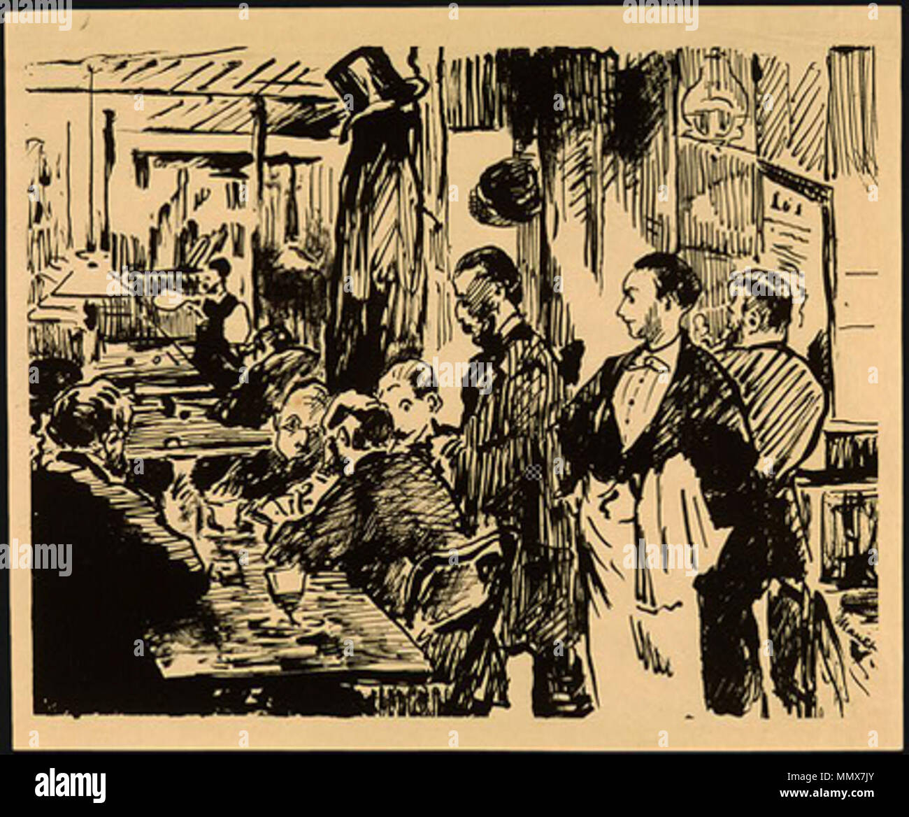 Edouard Manet au Café Guerbois Photo Stock - Alamy