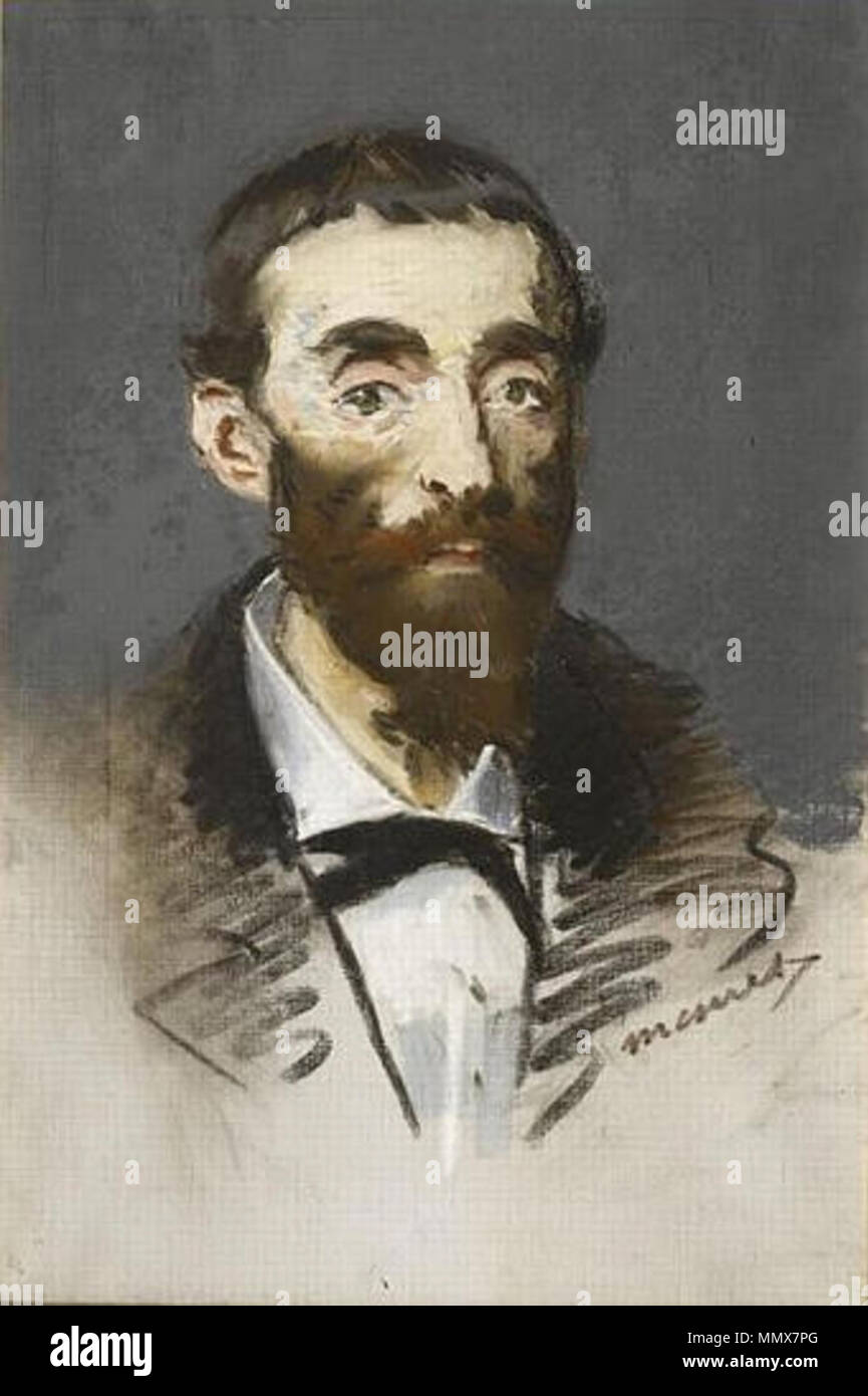 Édouard Manet - Portrait Cabaner Banque D'Images