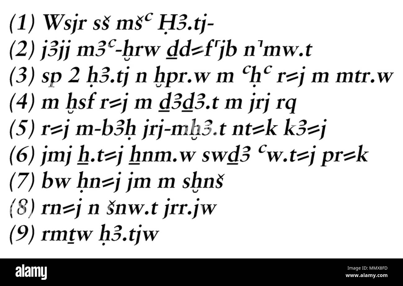 Anonyme 42,380 (égyptien). Scarabée de coeur 'Bak-en-Djehuti, 1186-718 av. des grauwackes, gris-vert.. Walters Art Museum (42,380) : acquis par Henry Walters, 1911. - Égyptien Scarabée de coeur Bak-en-Djehuti - Walters 42380 - Transcription Banque D'Images
