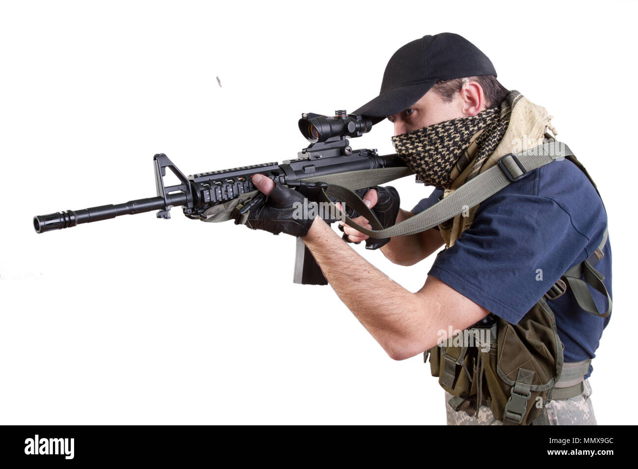 Entrepreneur de sécurité privée - mercenaires Banque D'Images