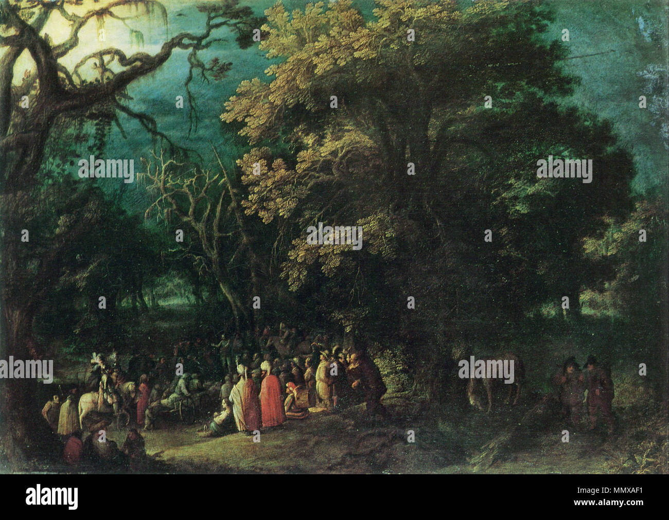 Richard Dadd - Predigt Johannes des Täufers Banque D'Images