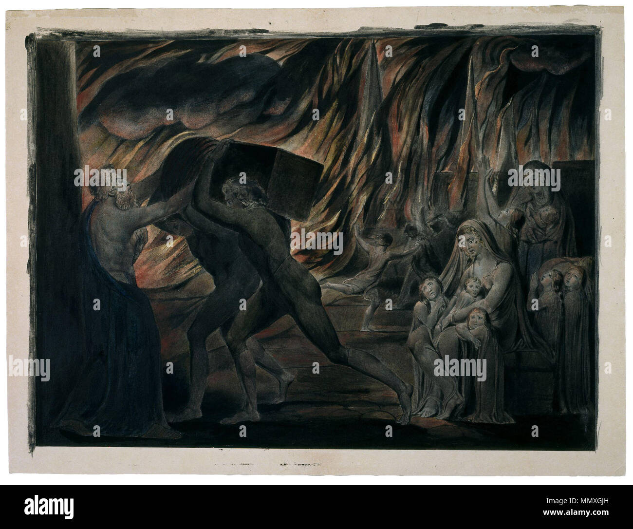 . Fire, plume et encre noire et grise, gris, se laver et à l'aquarelle, plus de traces de graphite . circa 1805. William Blake (1757-1827) Noms alternatifs W. Blake ; Uil'iam Bleik Description La peintre, poète, écrivain, théologien, collectionneur et graveur Date de naissance/décès 28 Novembre 1757 12 août 1827 Lieu de naissance/décès Broadwick Street London Charing Cross lieu de travail contrôle d'autorité : Q41513 : VIAF ?54144439 ISNI : ?0000 0001 2096 135X ULAN : ?500012489 RCAC : ?n78095331 NLA : ?35019221 Feu WorldCat William Blake Banque D'Images