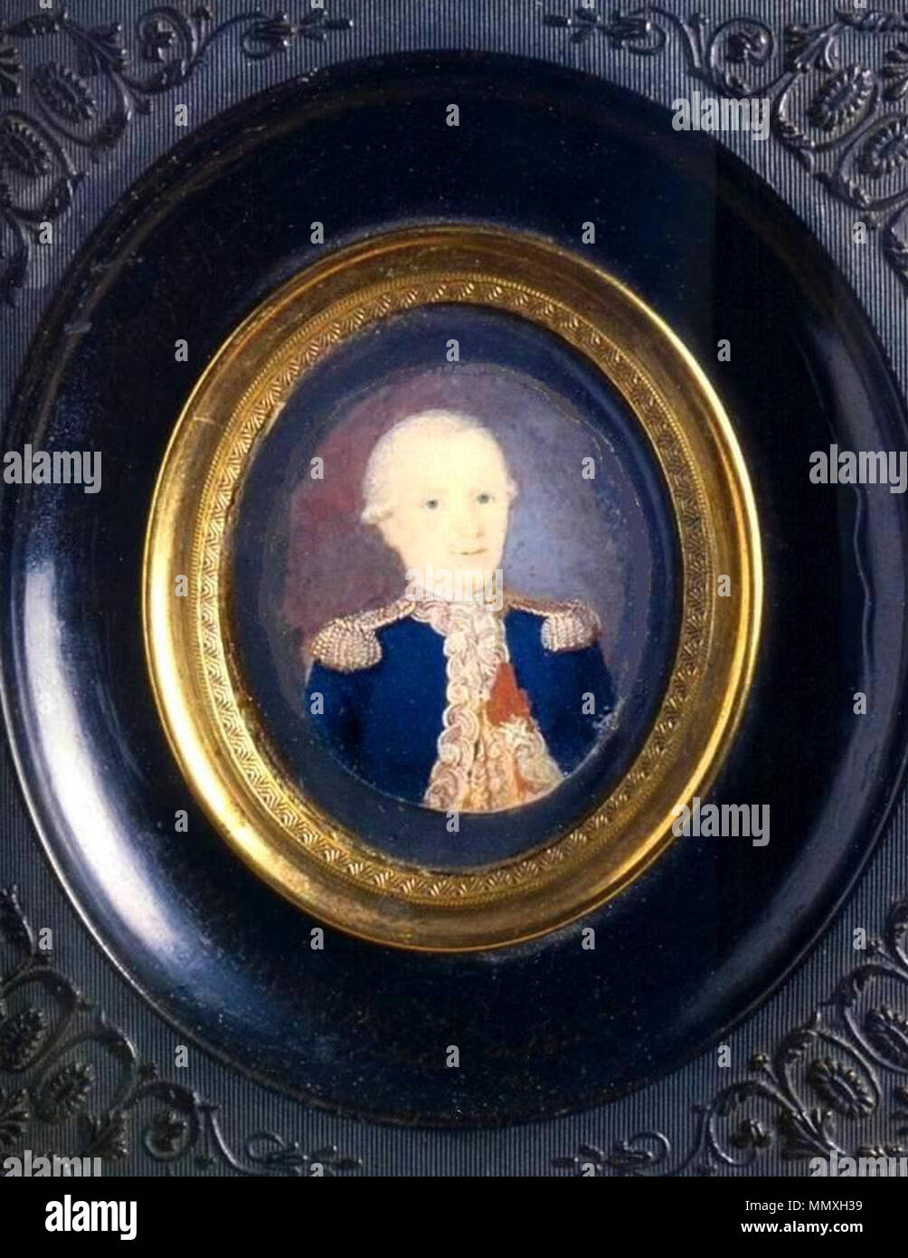 . Portrait de Paul Antoine Fleuriot de Langle . Fleuriot inconnu Banque D'Images