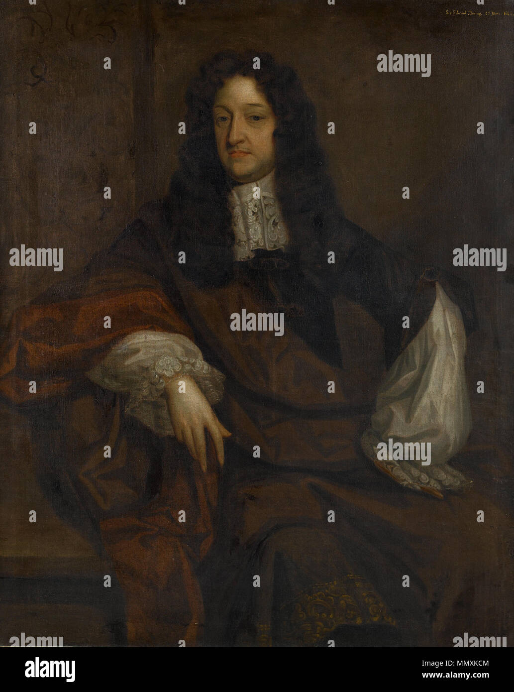 Portrait de Sir Edward Dering, 2ème Baronet. 1644. 2ndBaronetDering Banque D'Images